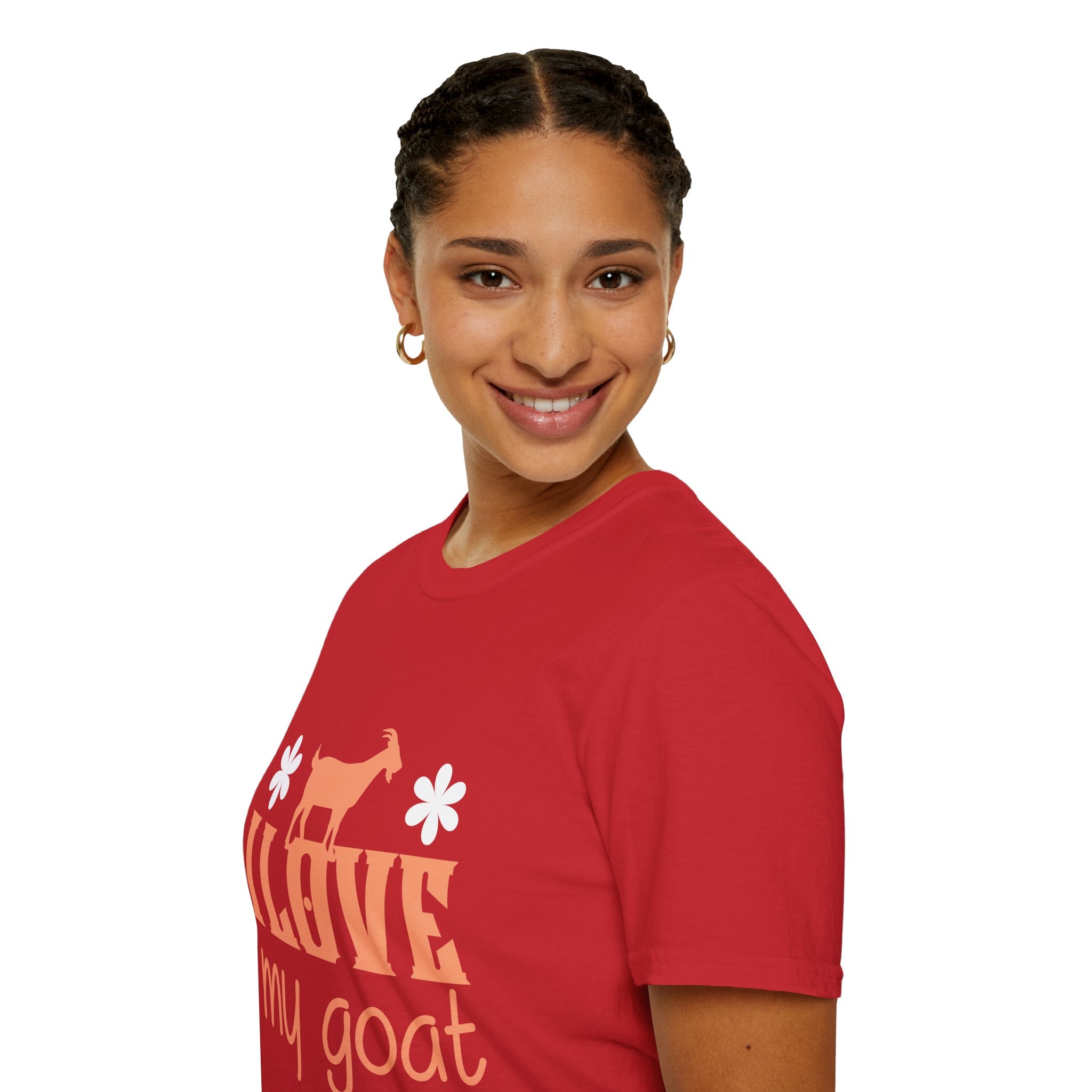 I Love My Goat Cute Unisex T-Shirt | Goat Lover Farm Life Graphic Tee