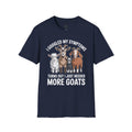I Googled My Symptoms Turns Out I Just Needed More Goats Funny Unisex T-Shirt | Goat Lover Farm Tee