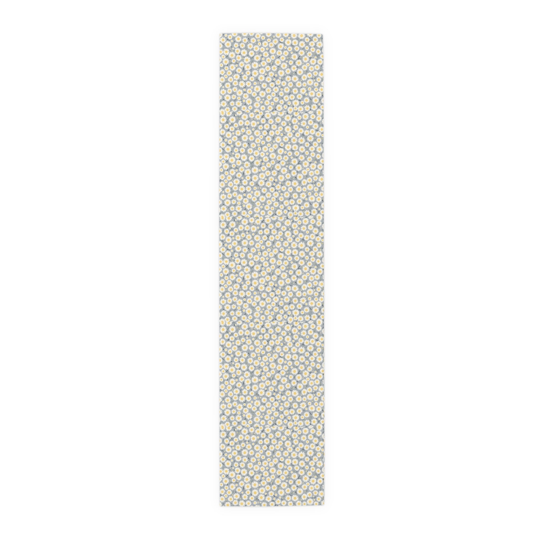 Daisy Table Runner | Cottagecore Farmhouse Kitchen Decor | Floral Dining Table Runner | Rustic Country Table Linen