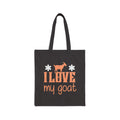 I Love My Goat Tote Bag | Cute Goat Lover Canvas Bag | Farm Girl Tote | Goat Mom Gift | Funny Farm Tote | Reusable Market Bag | Gumpert Homestead