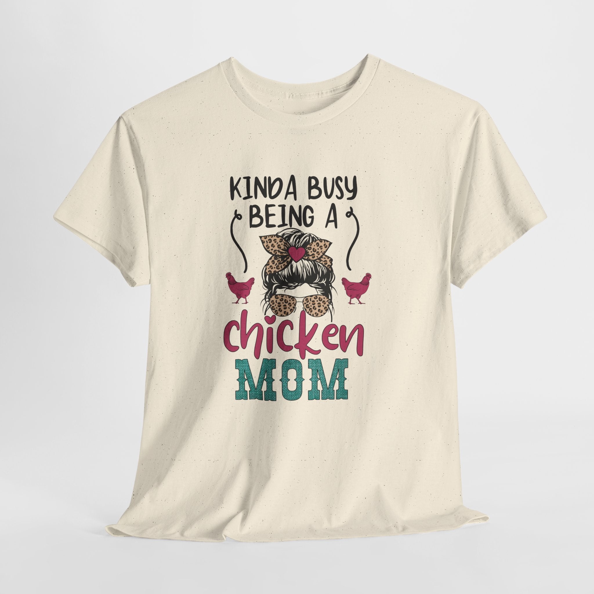 Kinda Busy Being a Chicken Mom T-Shirt – Funny Chicken Mom Shirt, Backyard Chicken Keeper Tee, Farm Life Graphic Shirt, Homestead Apparel Gift