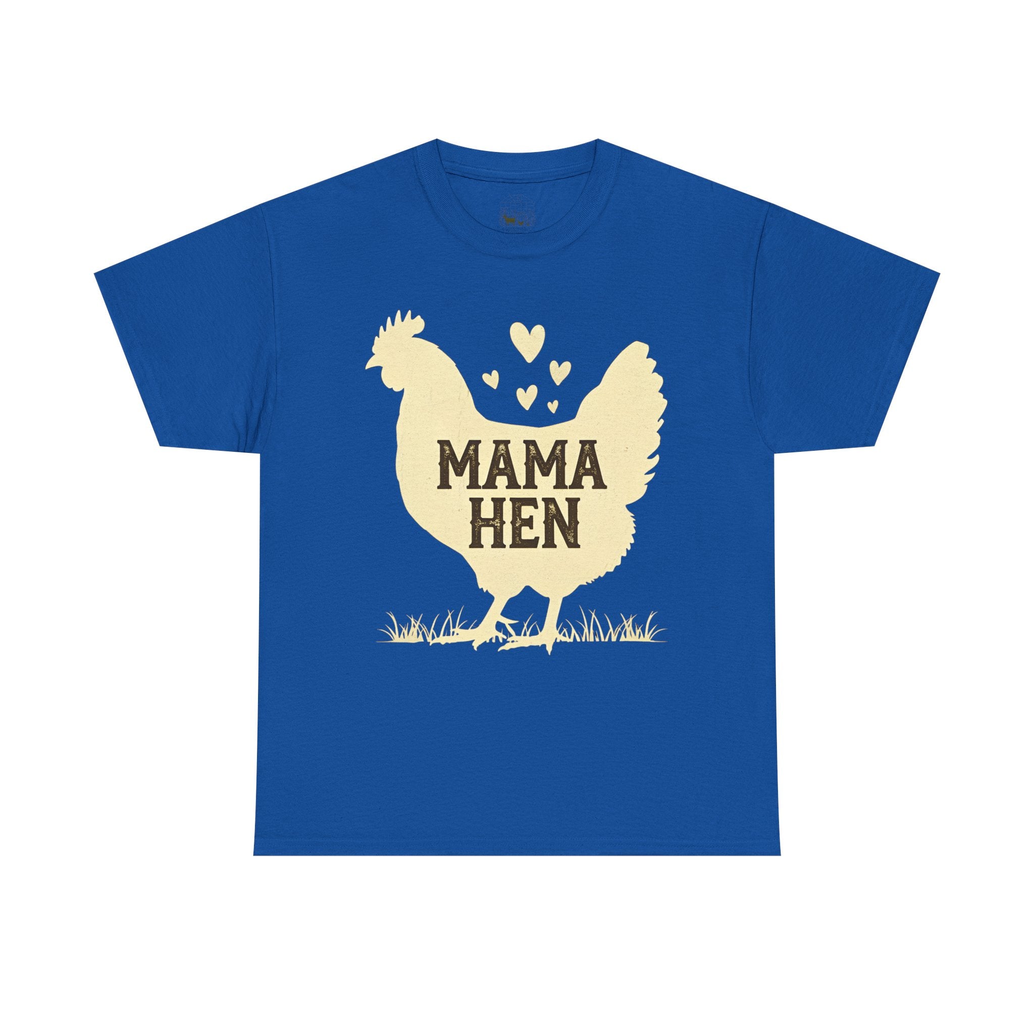 Mama Hen T-Shirt – Chicken Mom Tee, Minimalist Farmhouse Chicken Shirt, Unisex Gildan 5000