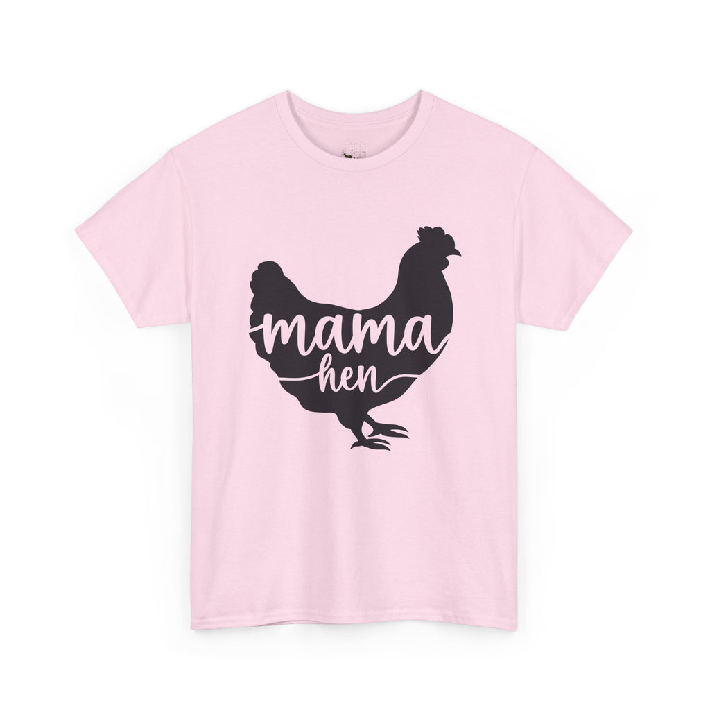 Mama Hen T-Shirt – Chicken Mom Tee, Minimalist Farmhouse Chicken Shirt, Unisex Gildan 5000