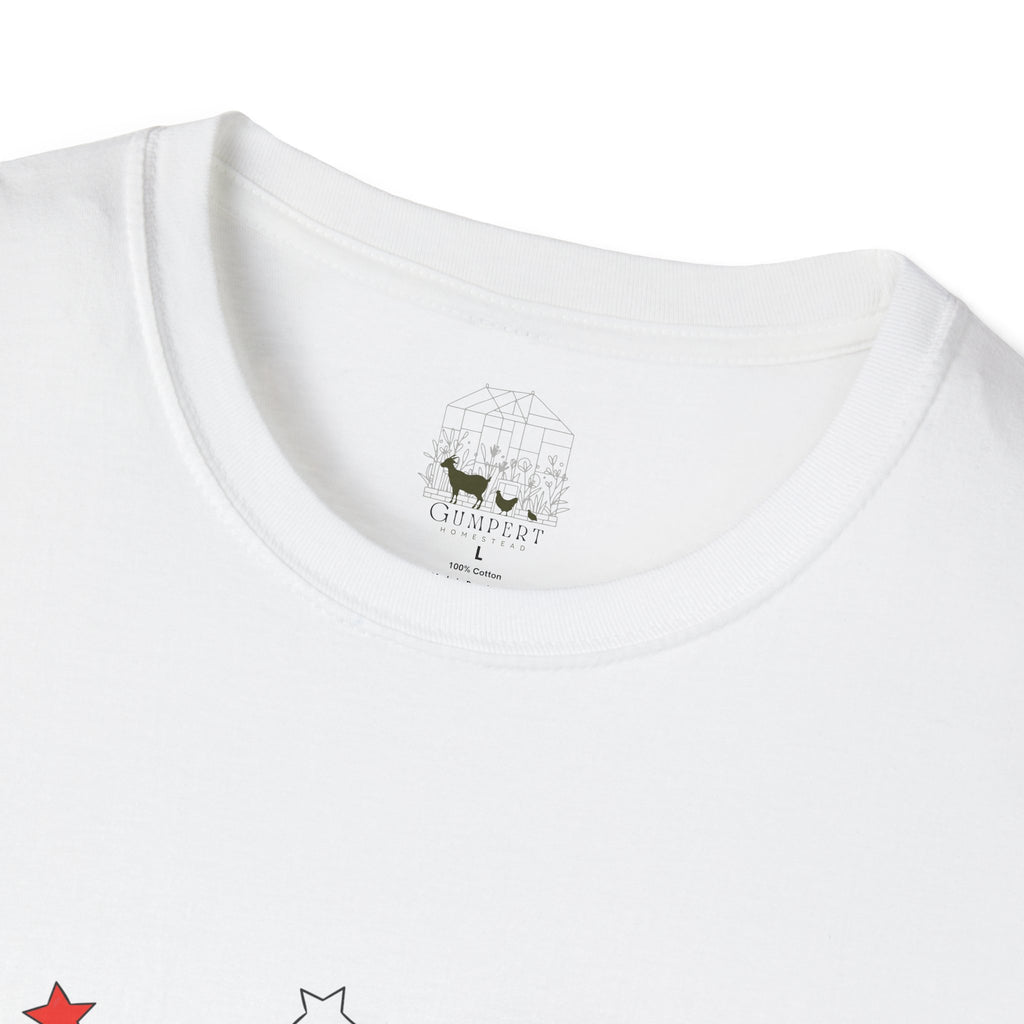 Happy 4th of July Chicken T-Shirt – Patriotic Rooster & Hen Shirt, American Flag Farm Tee, Backyard Chicken Shirt, Homestead Independence Day Apparel
