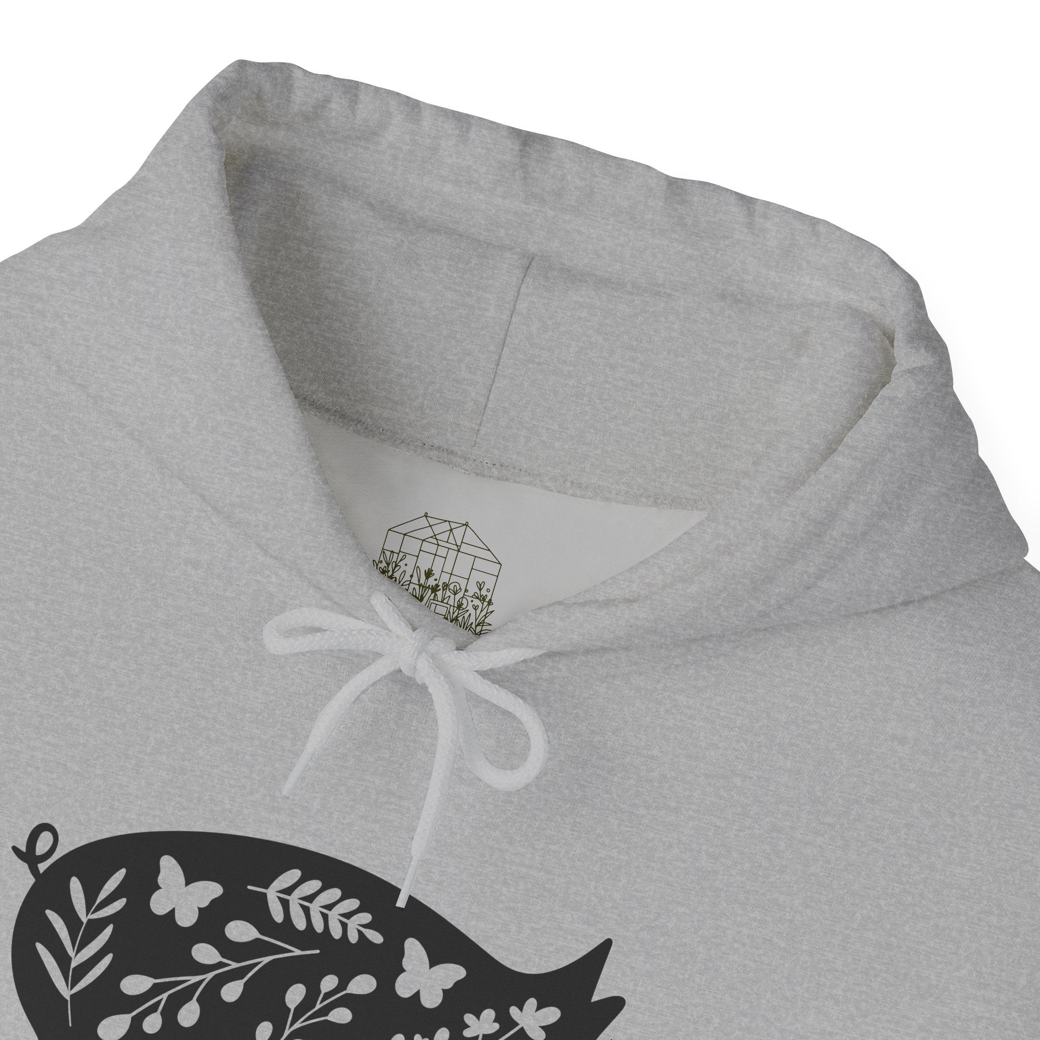 Floral Pig Silhouette Hoodie – Farm Life Sweatshirt, Pig Lover Pullover, Homestead Hoodie, Mini Pig Apparel, Farm Animal Hoodie, Country Living Unisex Hoodie