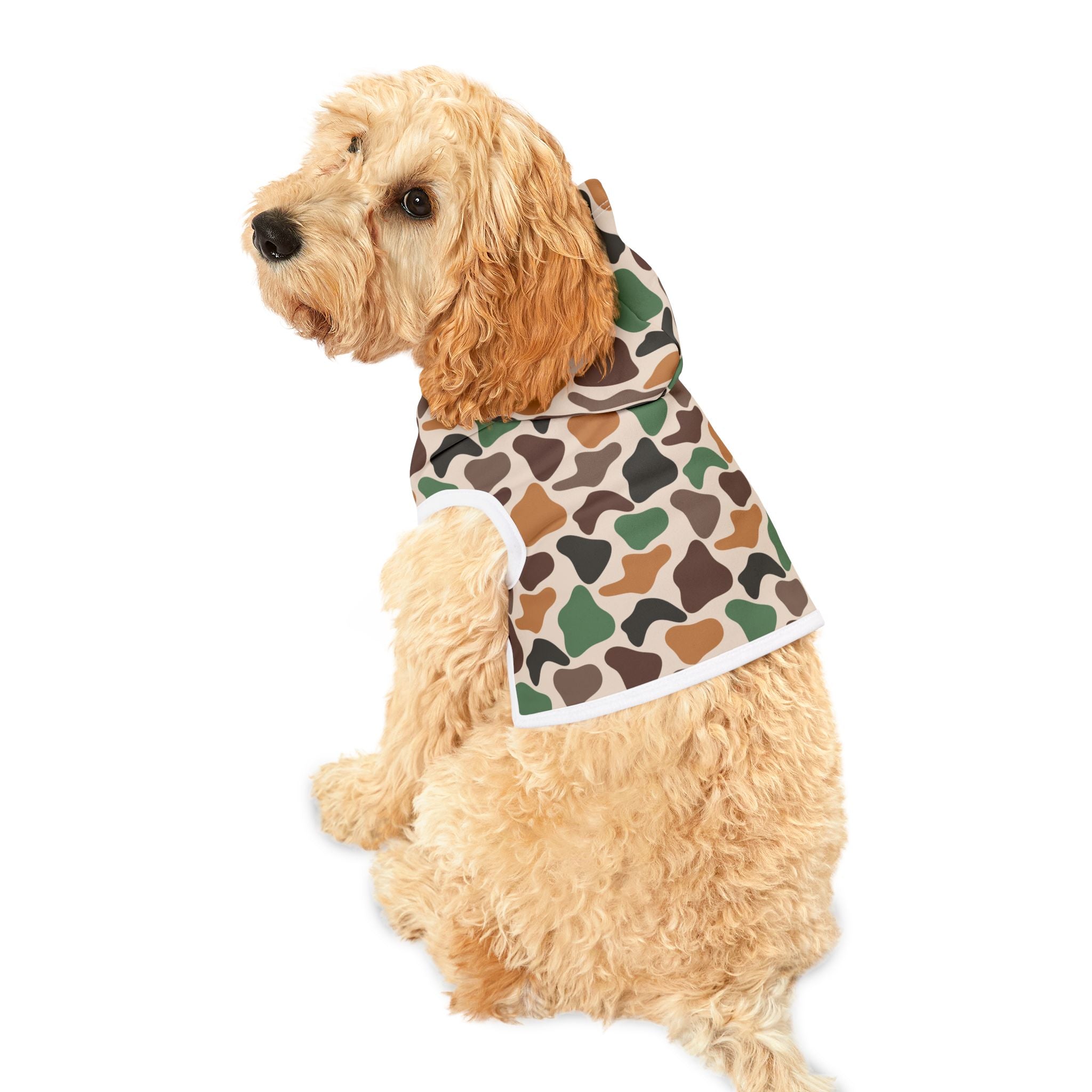 Duck Camo Pet Hoodie | Farm Dog Hoodie | Hunting Camo Puppy Sweater | Rustic Country Pet Apparel | Farm Life Dog Outfit | Outdoor Farm Animal Hoodie | Homestead Pet Clothing