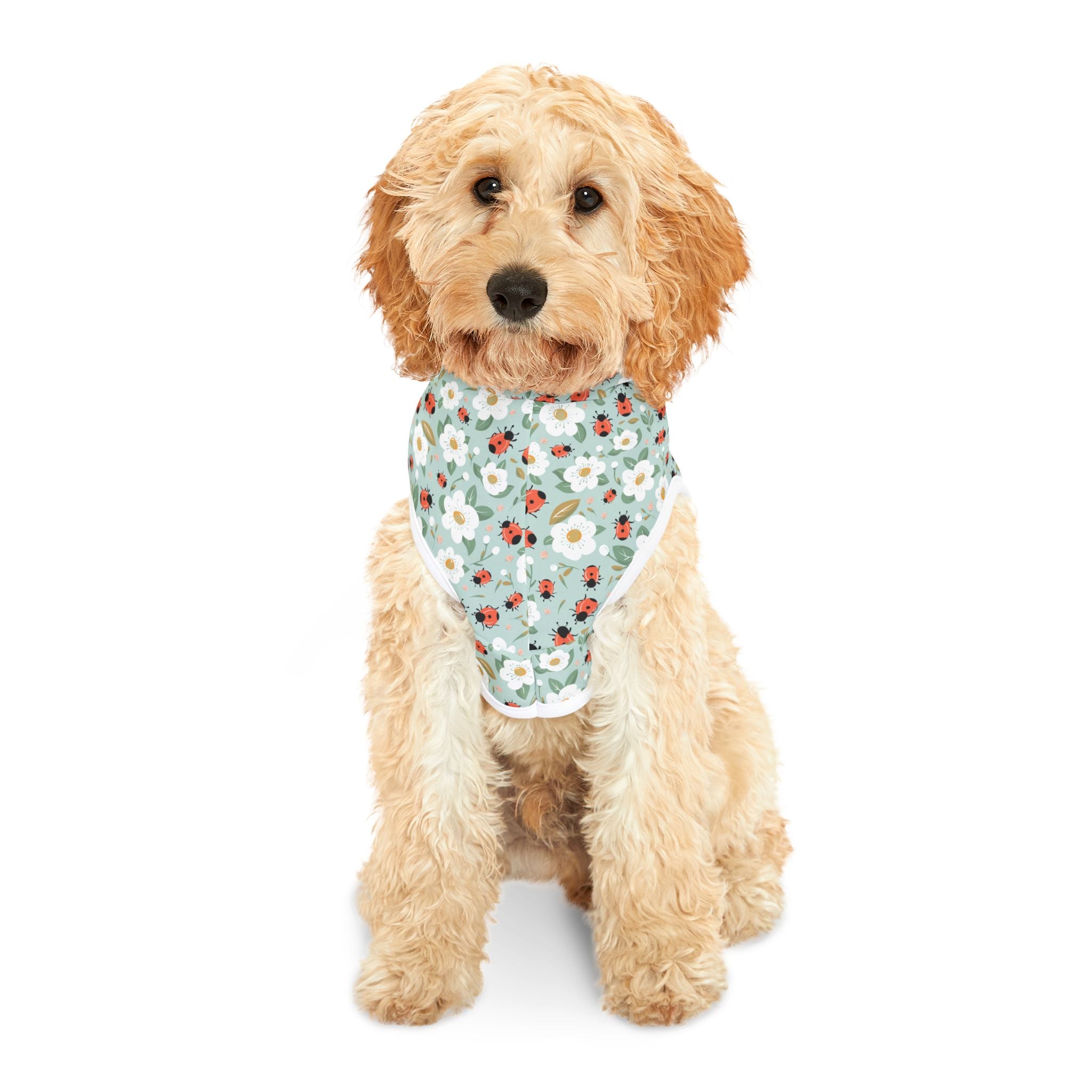 Blue Ladybug Pet Hoodie, Cute Pet Apparel, Animal Lover Gift, Dog Sweater, Cat Jumper, Pet Clothing