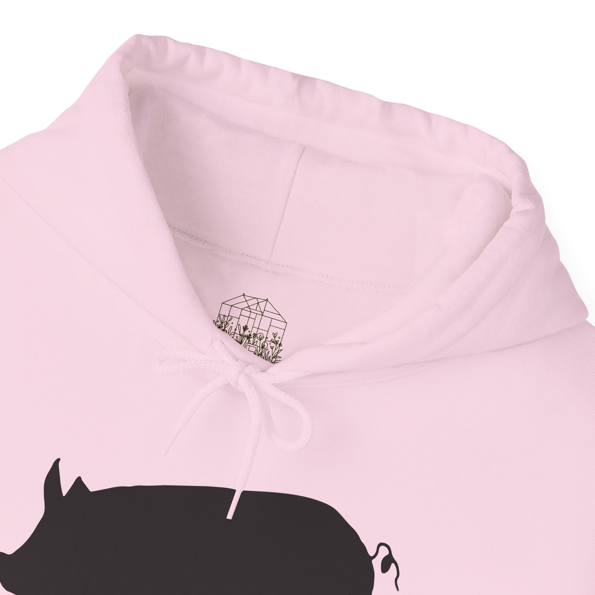 Pig Silhouette Hoodie – Farm Life Sweatshirt, Pig Lover Pullover, Homestead Hoodie, Mini Pig Apparel, Farm Animal Hoodie, Country Living Unisex Hoodie