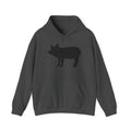 Pig Silhouette Hoodie – Farm Life Sweatshirt, Pig Lover Pullover, Homestead Hoodie, Mini Pig Apparel, Farm Animal Hoodie, Country Living Unisex Hoodie