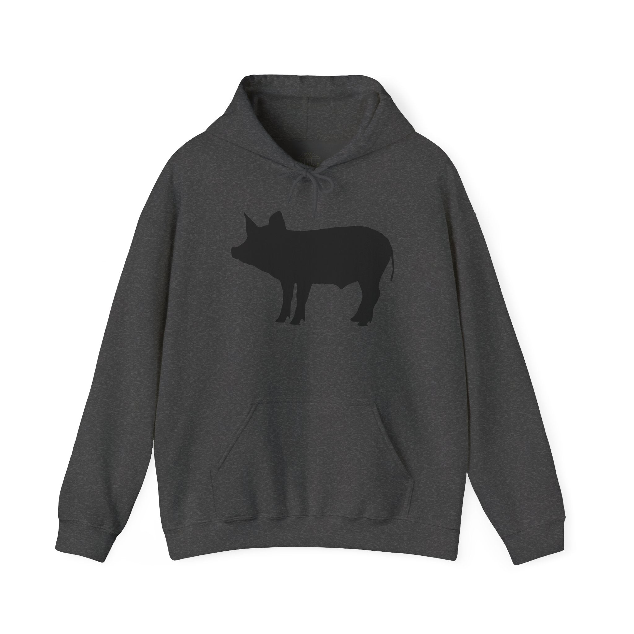 Pig Silhouette Hoodie – Farm Life Sweatshirt, Pig Lover Pullover, Homestead Hoodie, Mini Pig Apparel, Farm Animal Hoodie, Country Living Unisex Hoodie