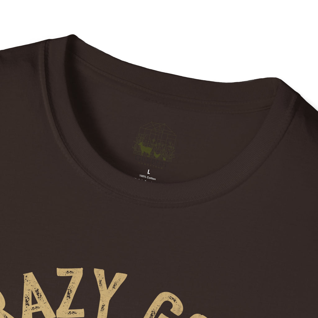 Crazy Goat Lady Vintage Unisex T-Shirt | Funny Goat Lover Farm Life Tee