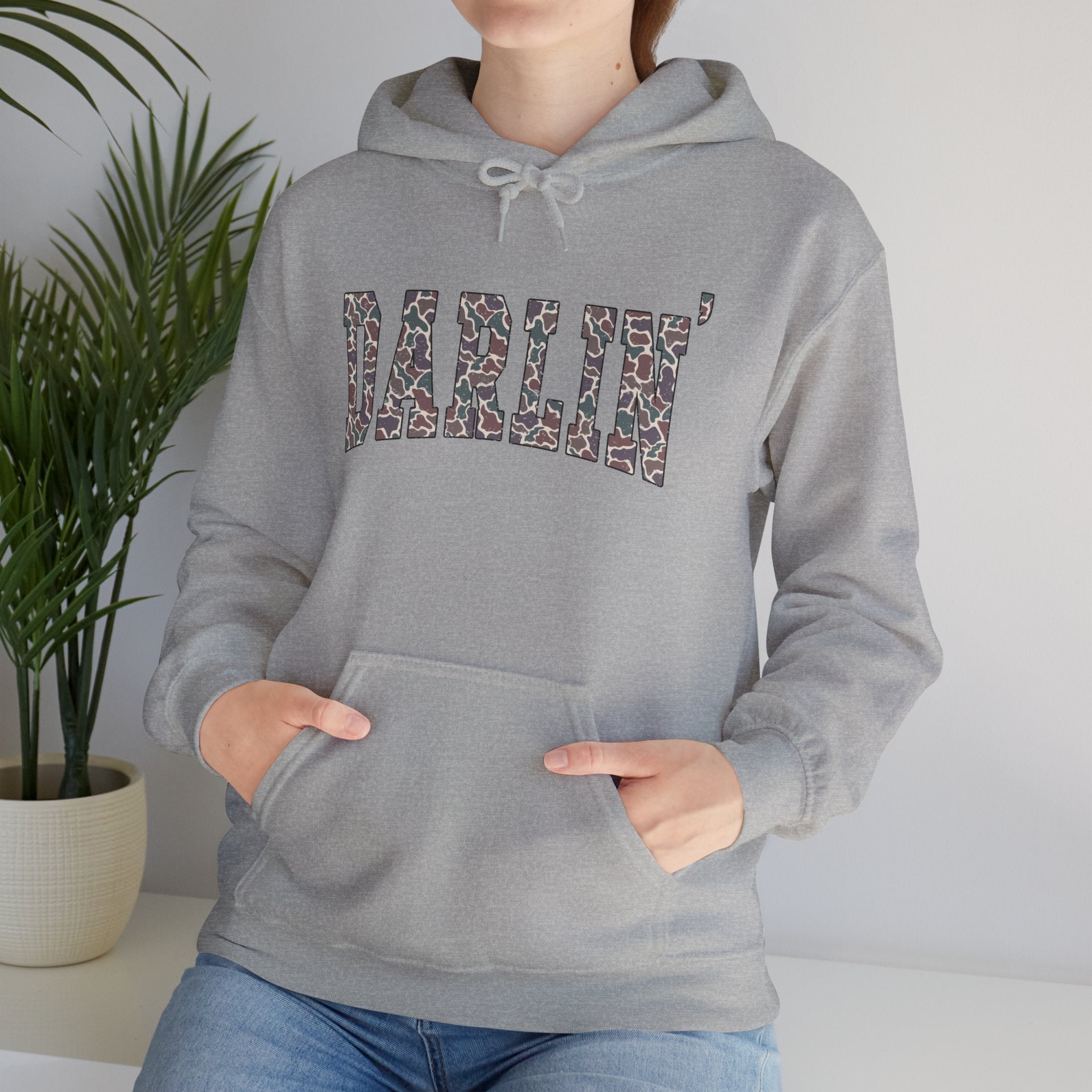 Darlin’ Western Farmhouse Hoodie – Unisex Country Sweatshirt | Cozy Southern Homestead Apparel