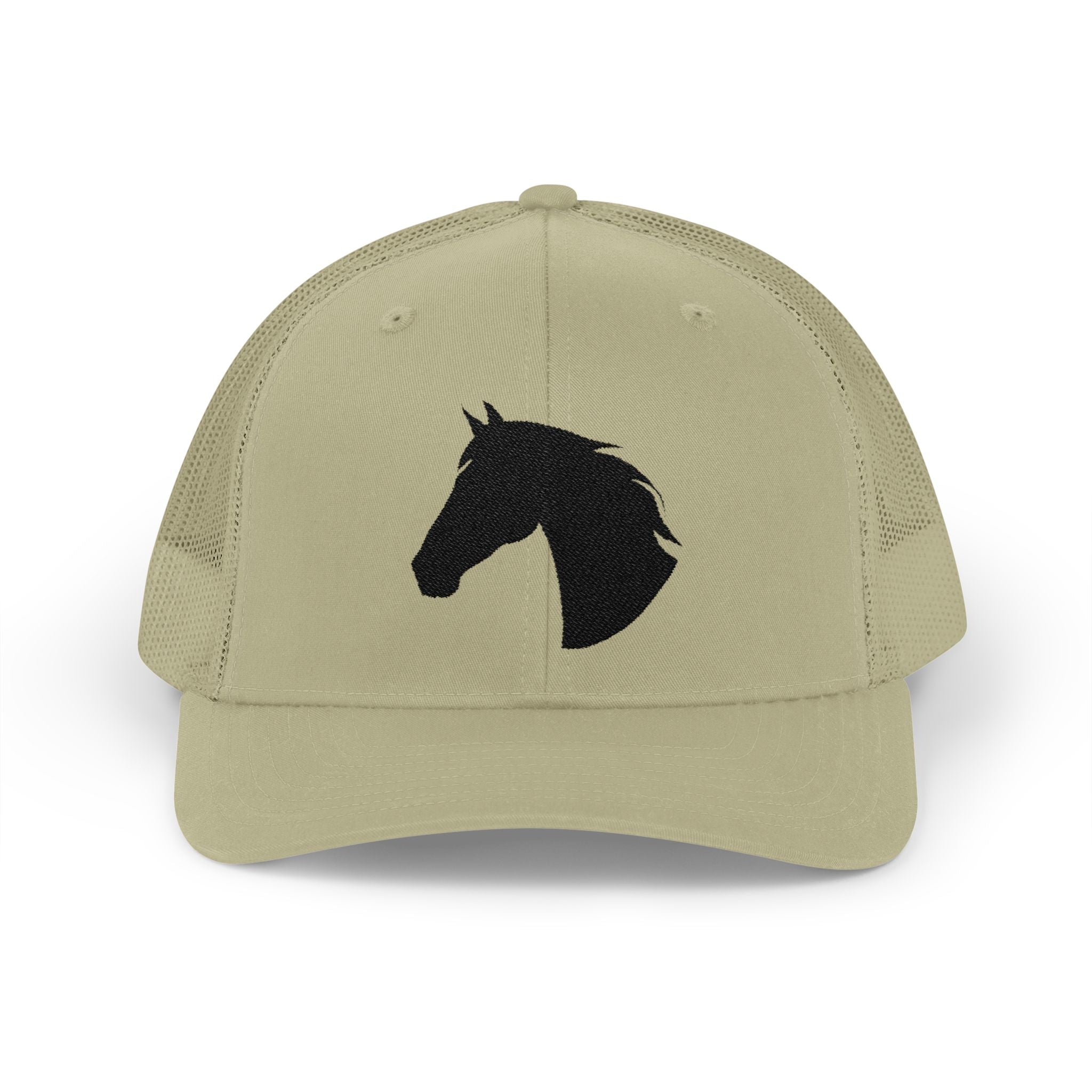 Horse Head Trucker Hat | Western Horse Silhouette Mesh Snapback Cap | Equestrian Ranch Hat | Rustic Farm Life Cowboy Cowgirl Horse Lover Hat