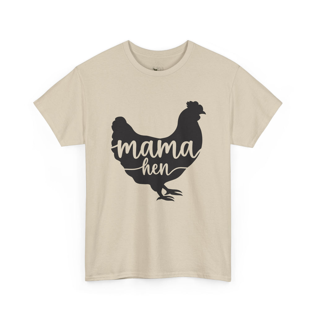 Mama Hen T-Shirt – Chicken Mom Tee, Minimalist Farmhouse Chicken Shirt, Unisex Gildan 5000