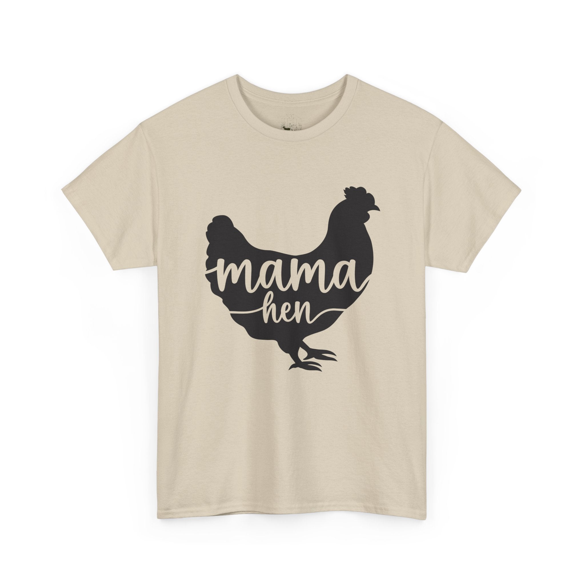 Mama Hen T-Shirt – Chicken Mom Tee, Minimalist Farmhouse Chicken Shirt, Unisex Gildan 5000