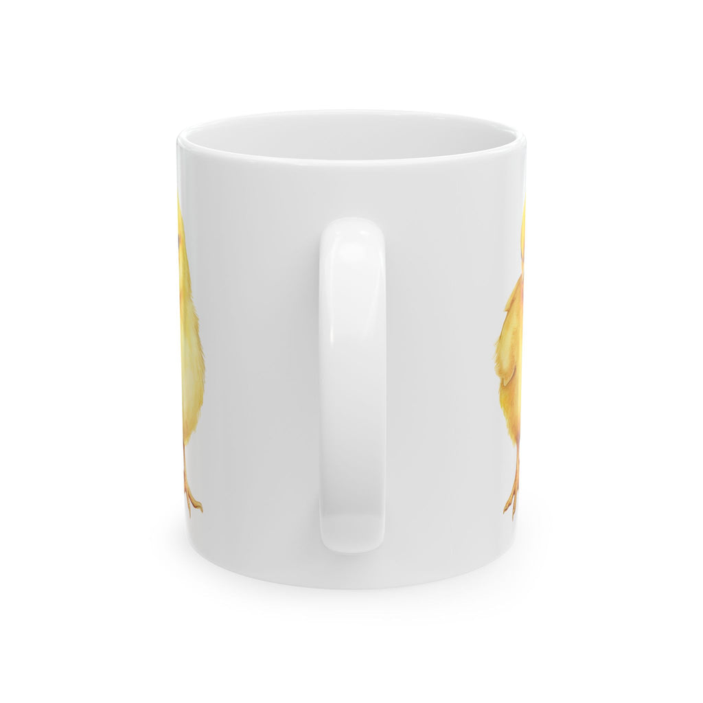 Baby Chick Ceramic Mug – Cute Chicken Coffee Cup, Farm Homestead Mug, Chick Lover Gift (11oz, 15oz)
