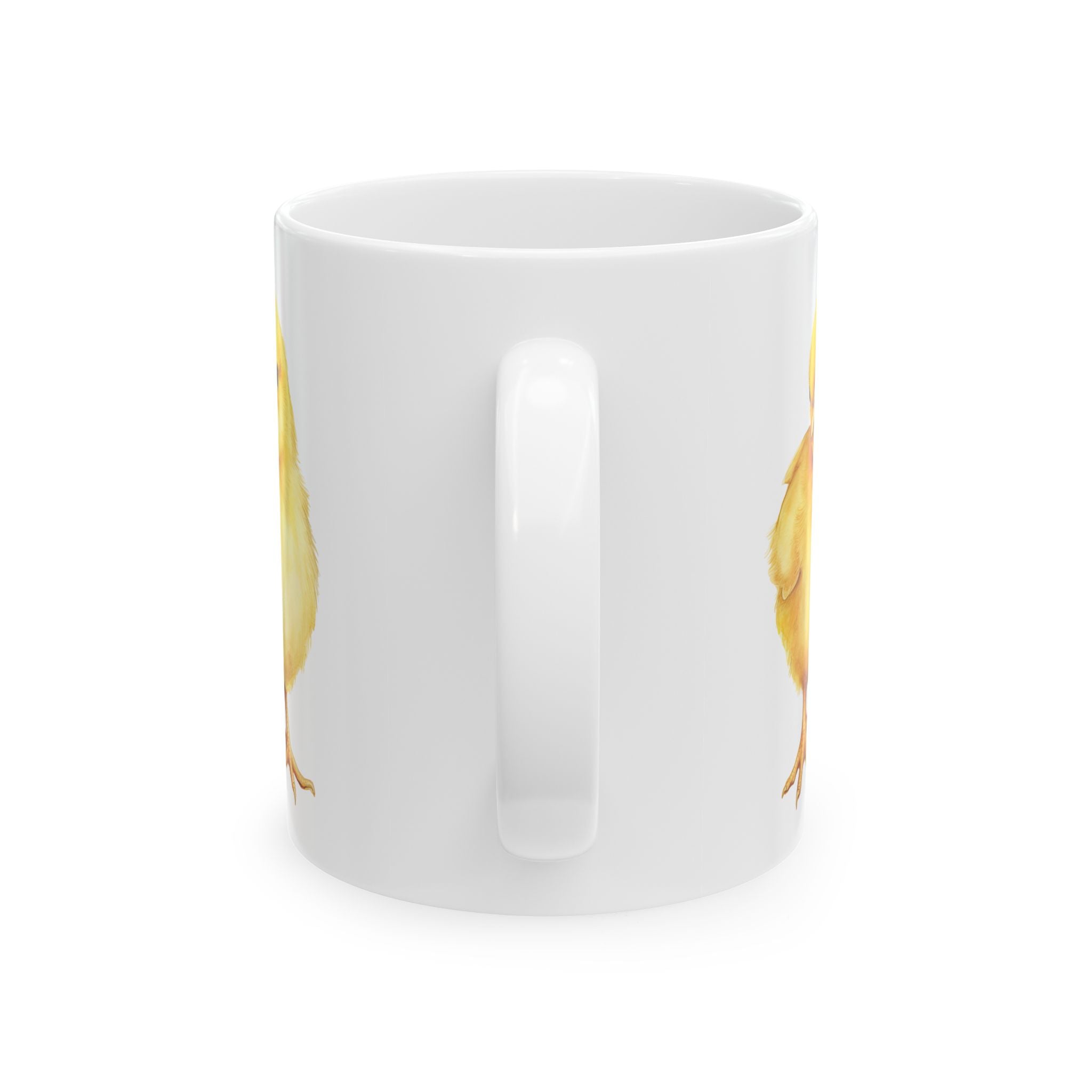 Baby Chick Ceramic Mug – Cute Chicken Coffee Cup, Farm Homestead Mug, Chick Lover Gift (11oz, 15oz)