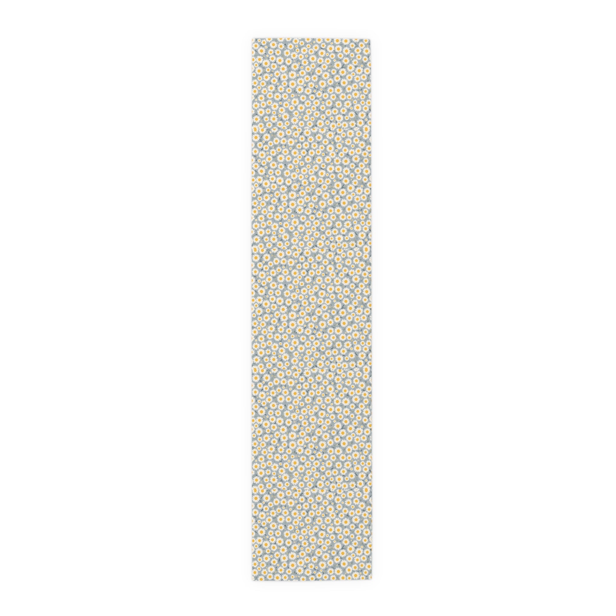 Daisy Table Runner | Cottagecore Farmhouse Kitchen Decor | Floral Dining Table Runner | Rustic Country Table Linen