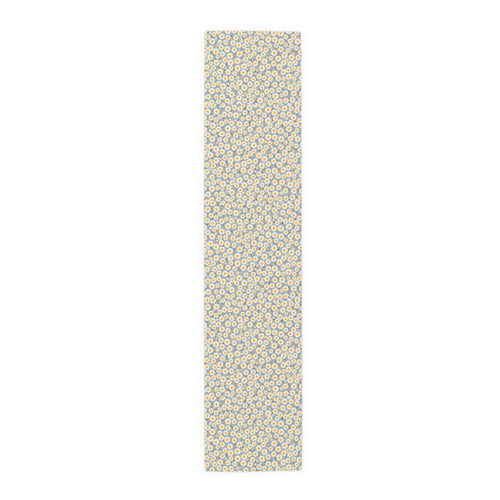 Daisy Table Runner | Cottagecore Farmhouse Kitchen Decor | Floral Dining Table Runner | Rustic Country Table Linen
