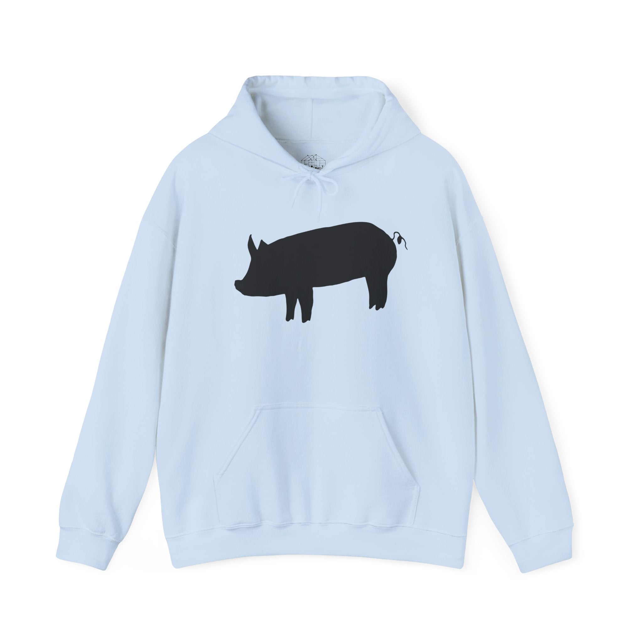 Pig Silhouette Hoodie – Farm Life Sweatshirt, Pig Lover Pullover, Homestead Hoodie, Mini Pig Apparel, Farm Animal Hoodie, Country Living Unisex Hoodie