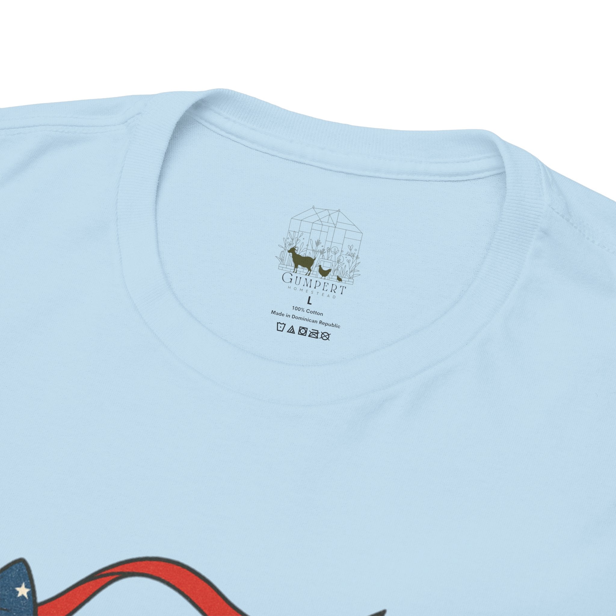 4th of July Goose T-Shirt | Patriotic Farm Goose Graphic Tee | Americana Country Shirt | Red White Blue Farm Animal Shirt | Homestead Summer Apparel