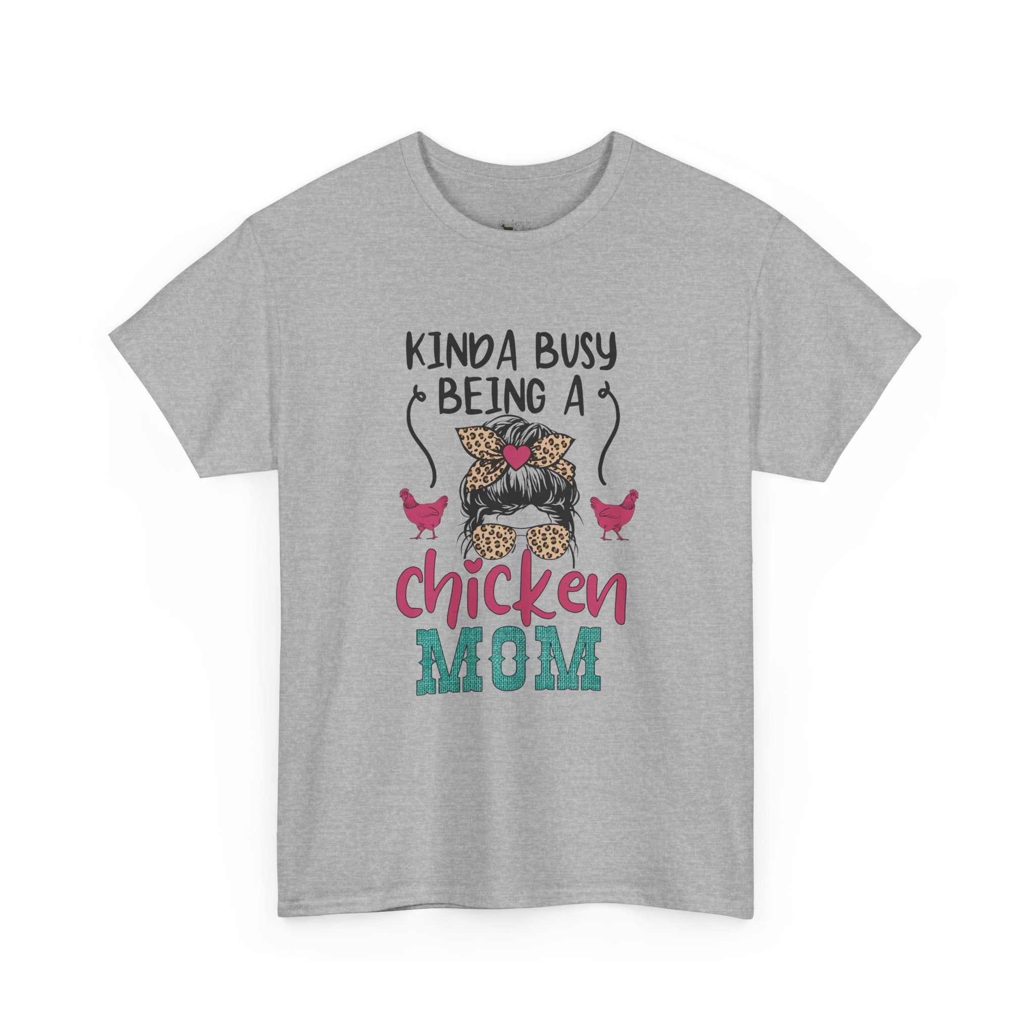 Kinda Busy Being a Chicken Mom T-Shirt – Funny Chicken Mom Shirt, Backyard Chicken Keeper Tee, Farm Life Graphic Shirt, Homestead Apparel Gift