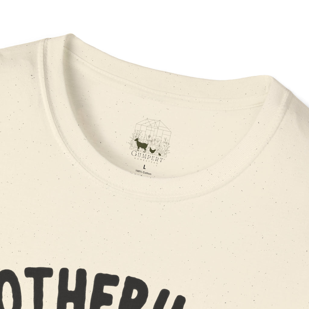 Motherhood Is the Realest Hood Funny Duck Mom Unisex T-Shirt | Farm Mom Graphic Tee