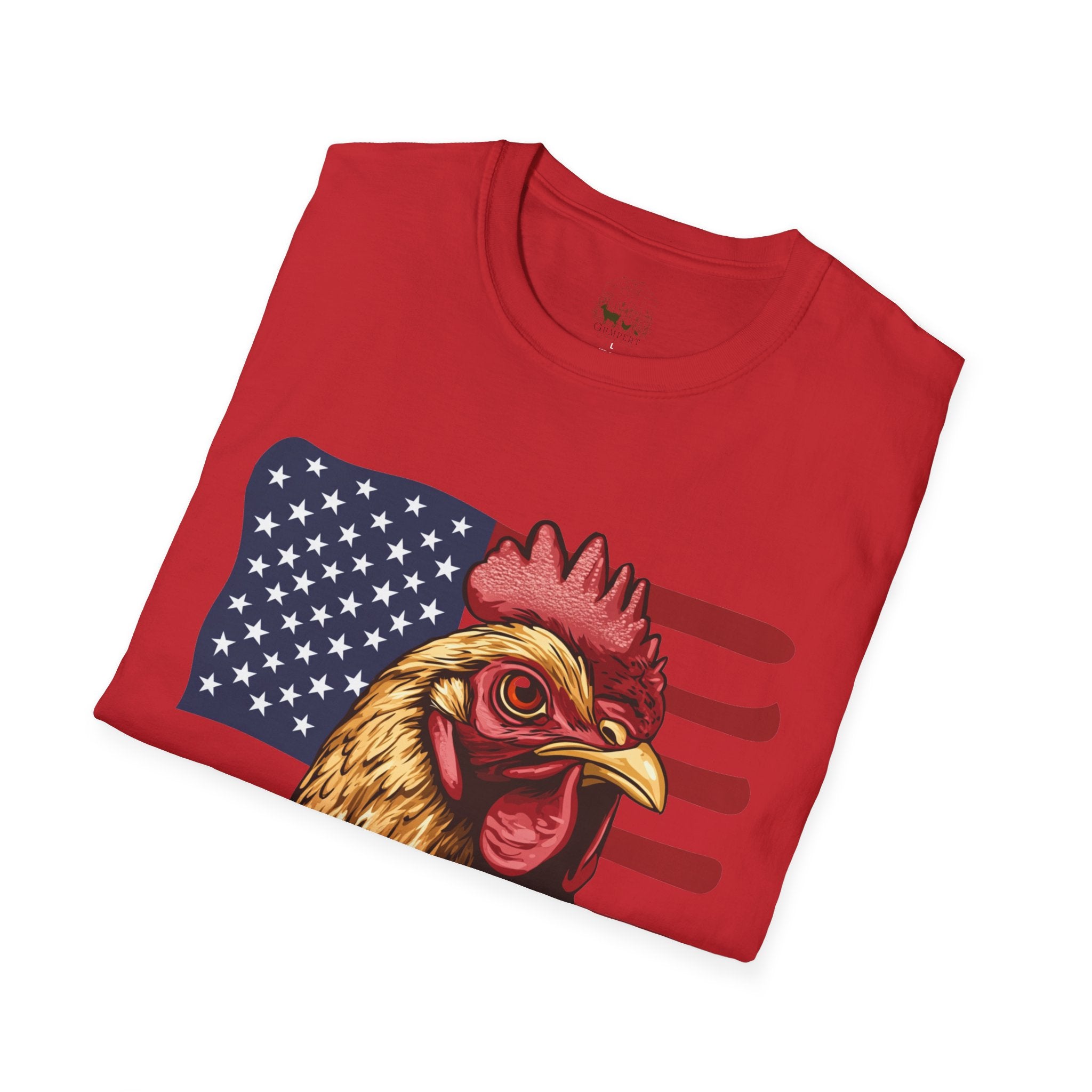 4th Of July Chicken T-Shirt – American Flag Hen Shirt, Farm Life Tee, 4th of July Chicken Shirt, Backyard Chicken Keeper Gift, Homestead Farm Apparel