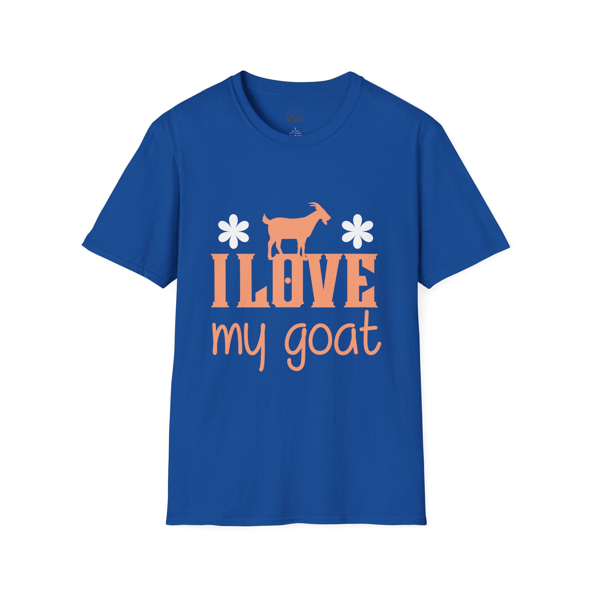I Love My Goat Cute Unisex T-Shirt | Goat Lover Farm Life Graphic Tee