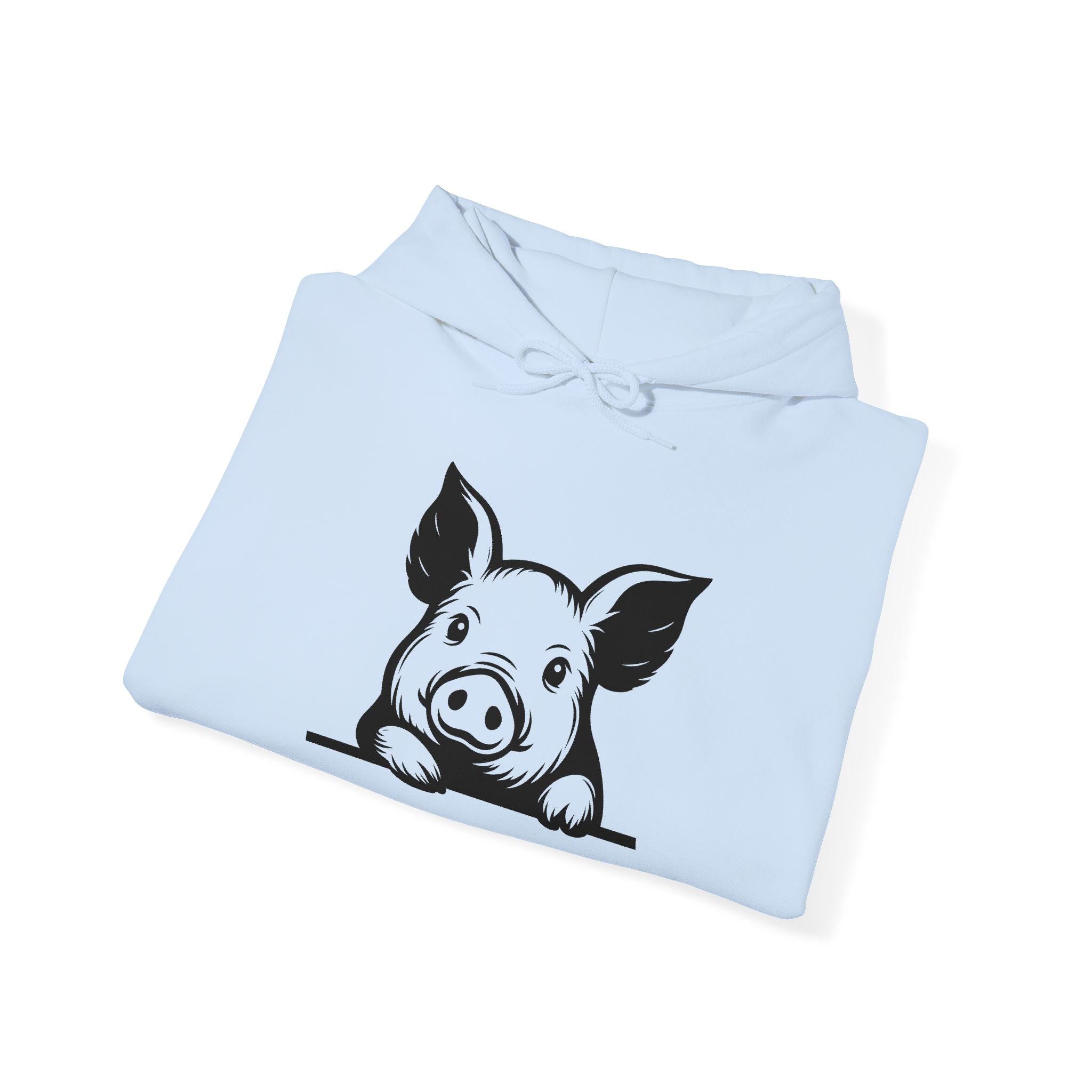Peeking Pig Hoodie – Cute Pig Pullover Sweatshirt, Pig Lover Hoodie, Farm Life Hoodie, Mini Pig Apparel, Homestead Hoodie, Farm Animal Hoodie, Country Living Unisex Hoodie