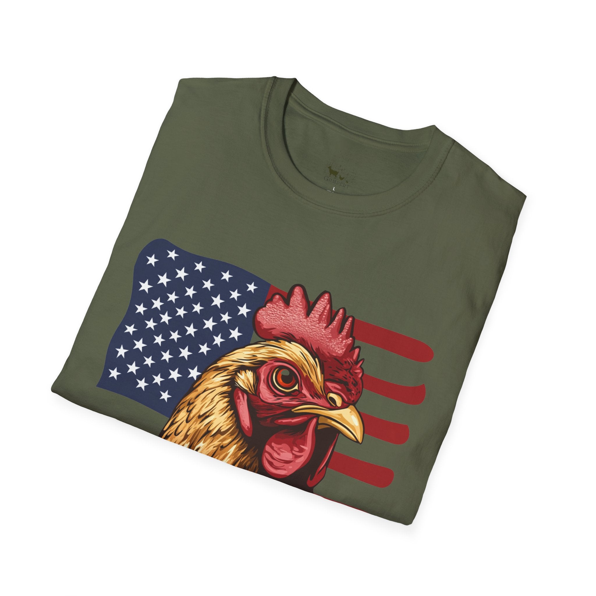 4th Of July Chicken T-Shirt – American Flag Hen Shirt, Farm Life Tee, 4th of July Chicken Shirt, Backyard Chicken Keeper Gift, Homestead Farm Apparel