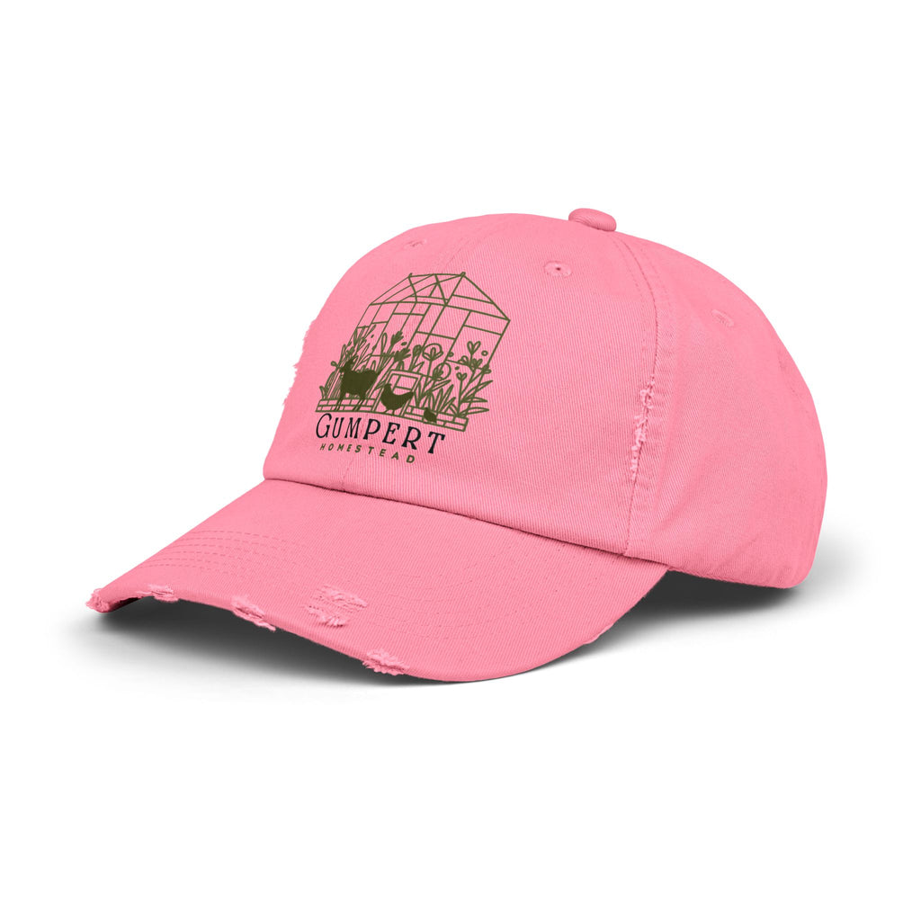 Gumpert Homestead Logo Unisex Distressed Cap