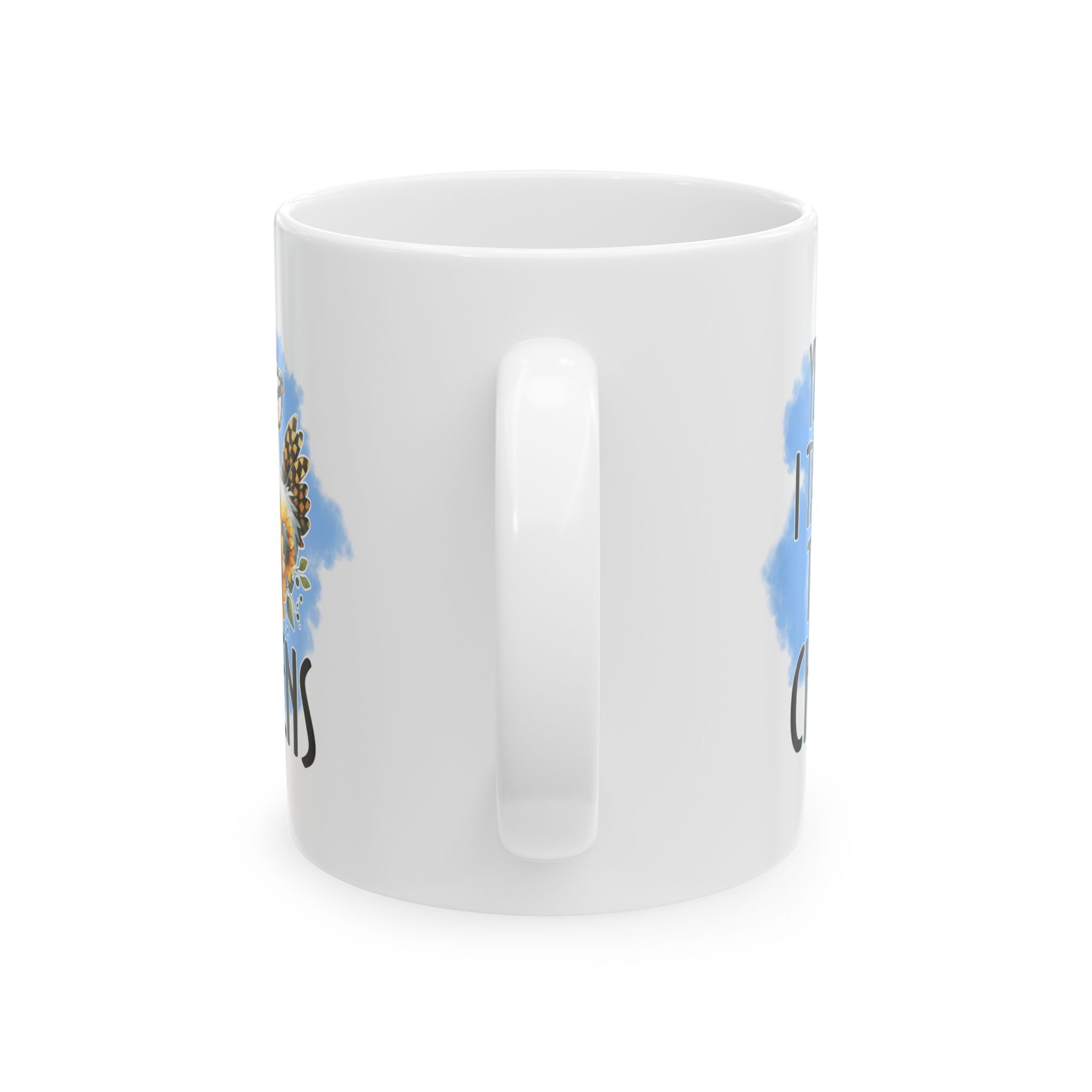 Yep I Talk to Chickens Ceramic Mug – Funny Chicken Mom Coffee Cup, Farm Homestead Mug (11oz, 15oz)