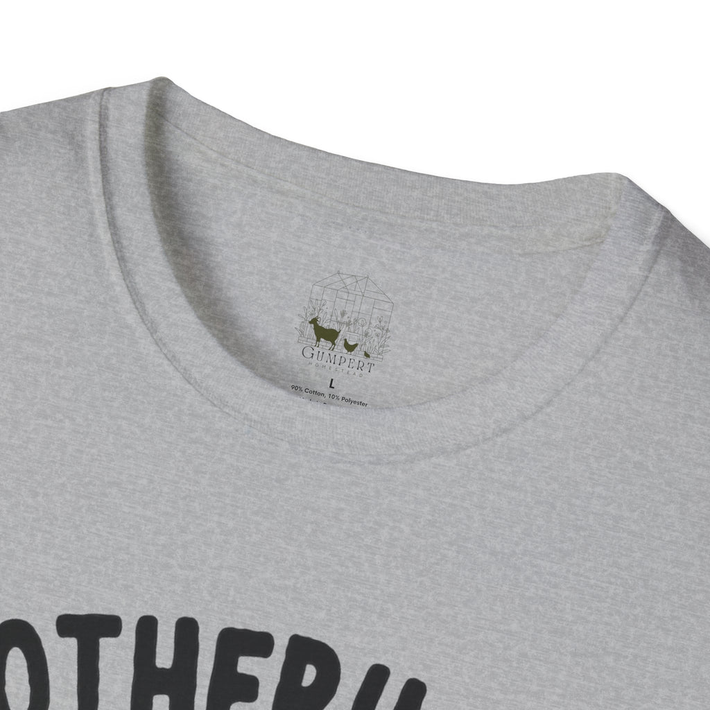 Motherhood Is the Realest Hood Funny Duck Mom Unisex T-Shirt | Farm Mom Graphic Tee