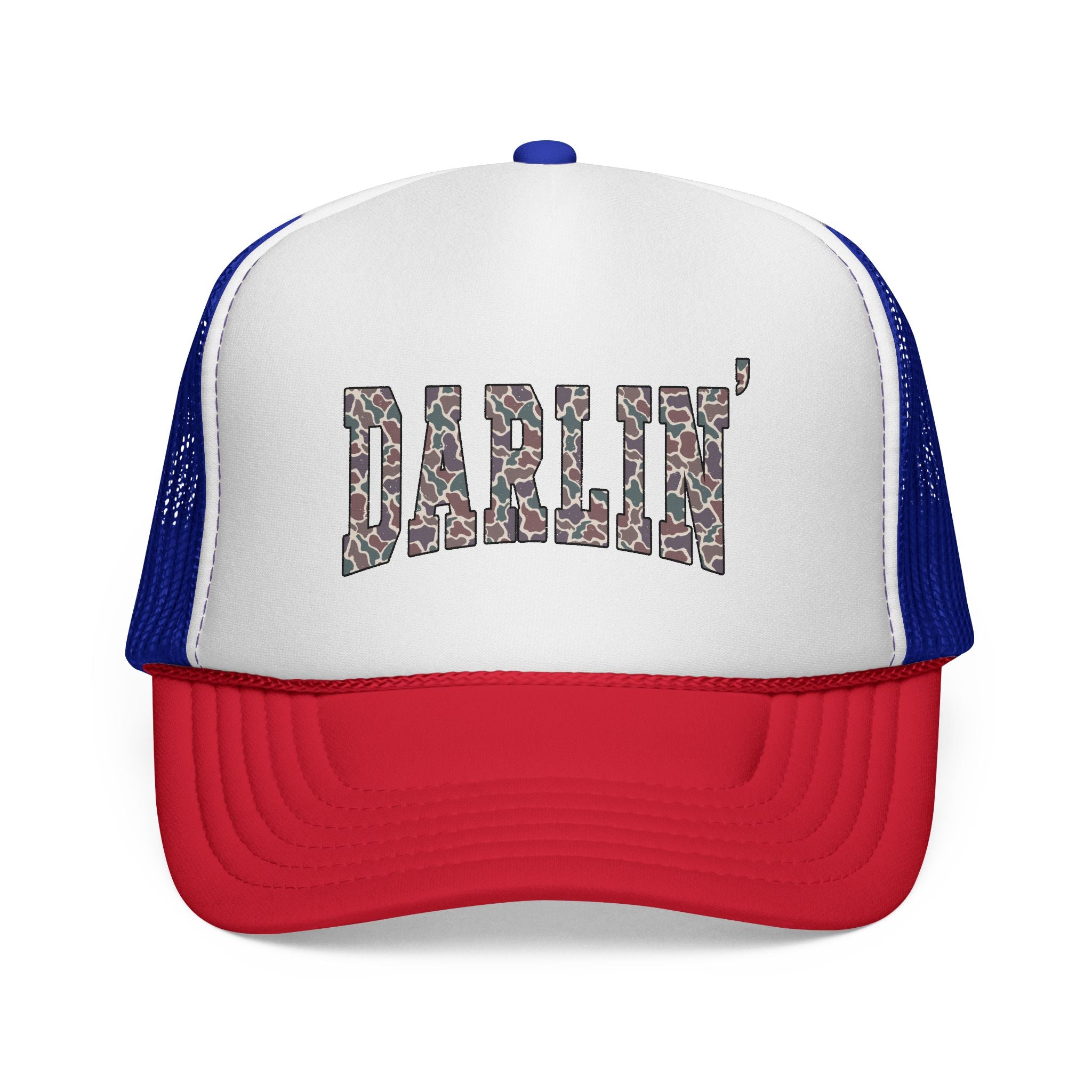 DARLIN’ Trucker Hat – Southern Farm Hat, Country Girl Snapback, Rustic Homestead Cap