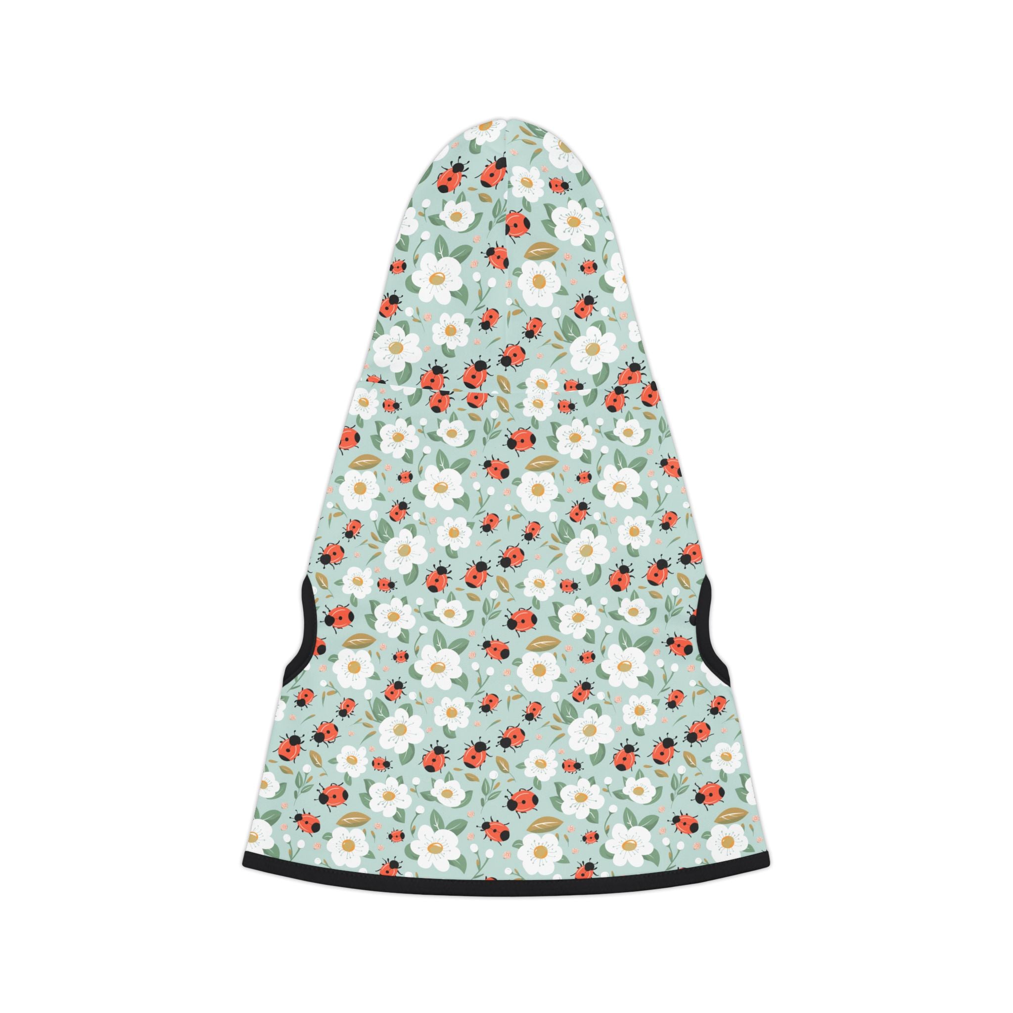 Blue Ladybug Pet Hoodie, Cute Pet Apparel, Animal Lover Gift, Dog Sweater, Cat Jumper, Pet Clothing