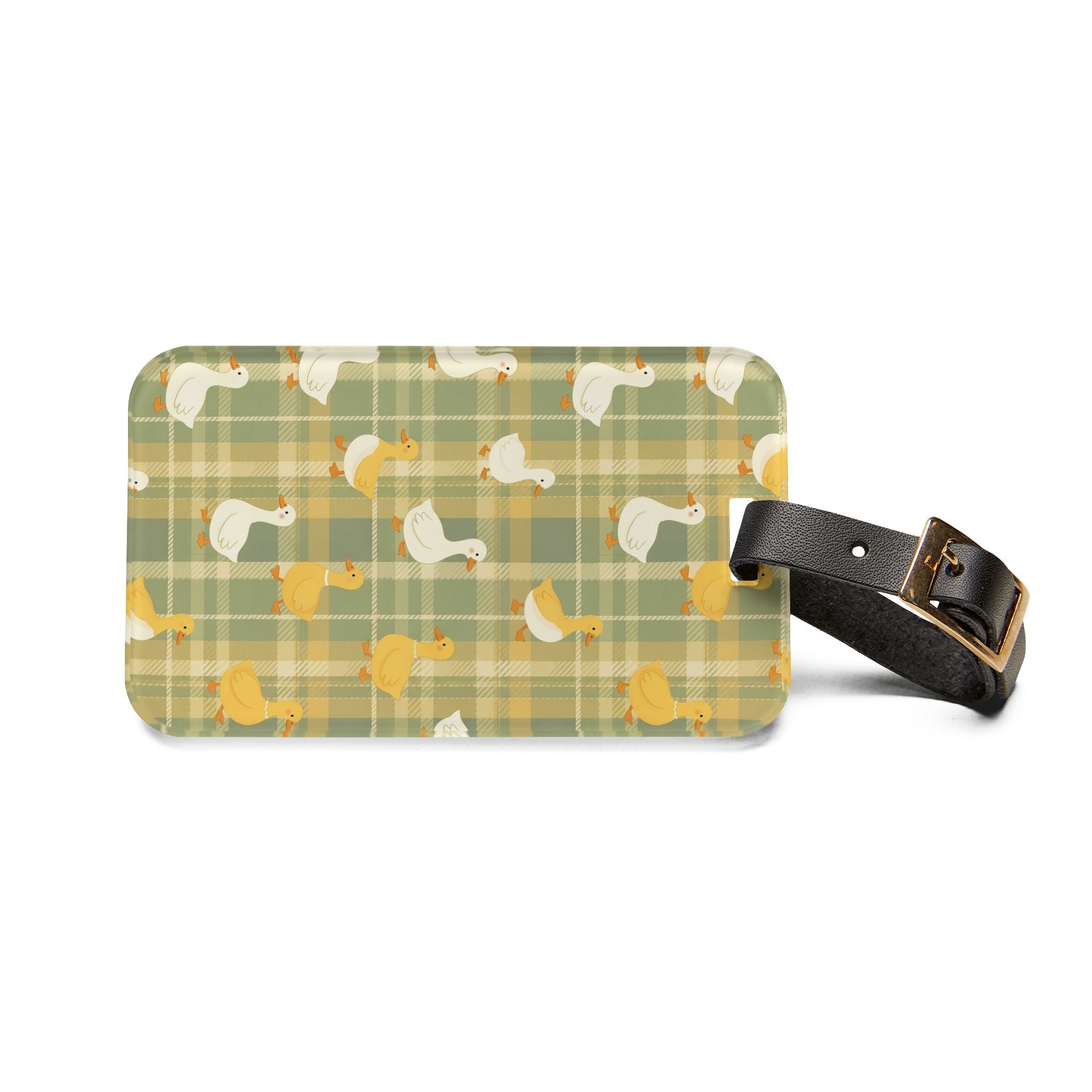 Duck Luggage Tag | Cottagecore Travel Accessory | Farmhouse Duck Suitcase Tag | Rustic Duck Bag Identifier | Gumpert Homestead