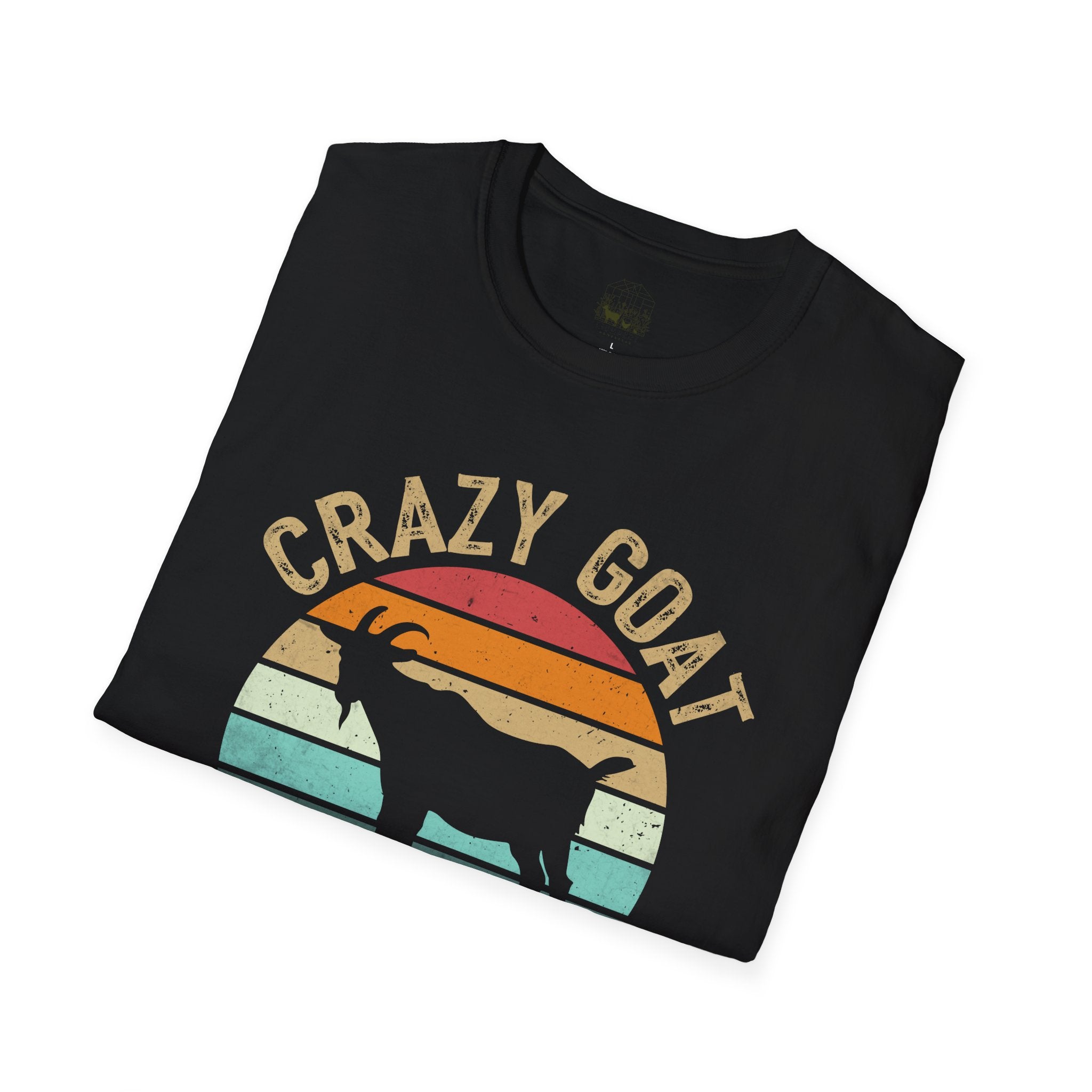 Crazy Goat Lady Vintage Unisex T-Shirt | Funny Goat Lover Farm Life Tee