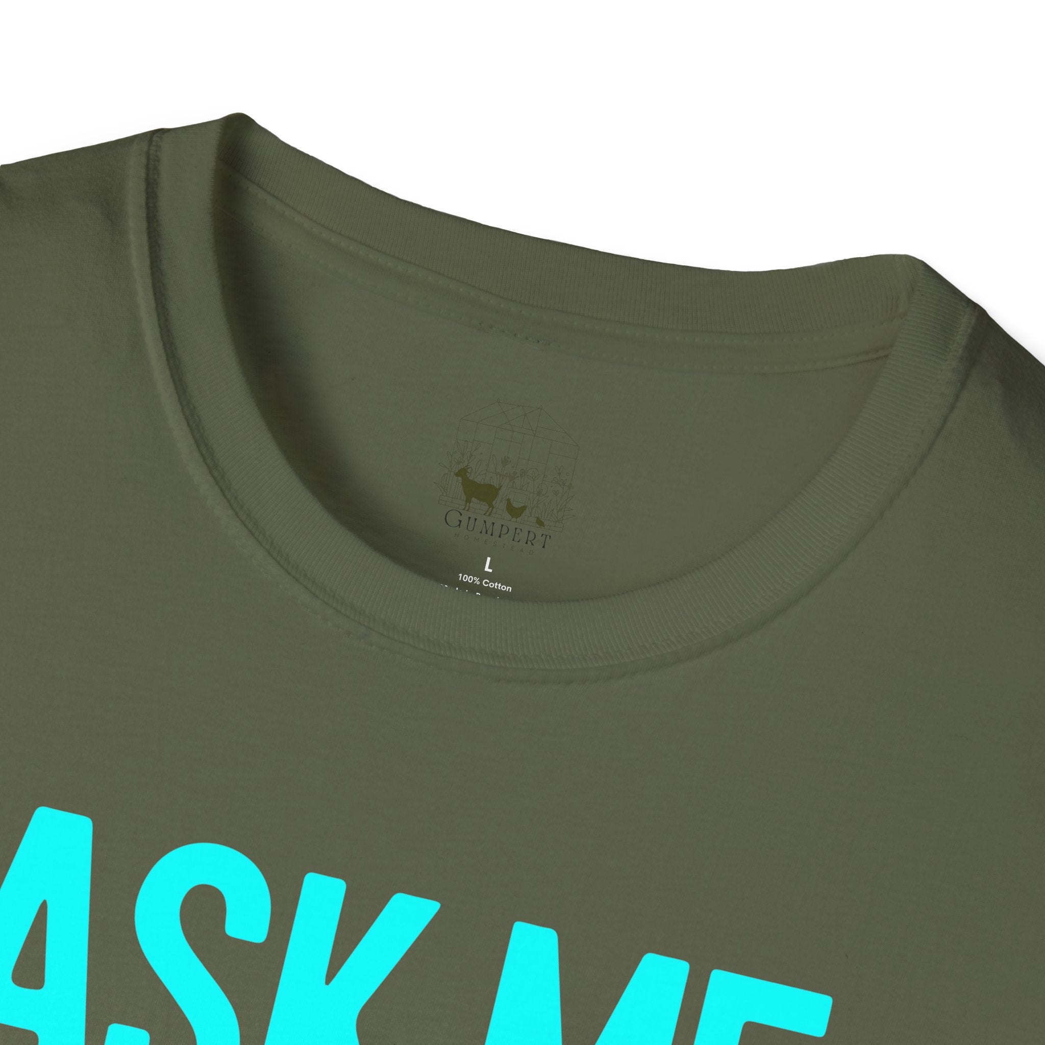 Ask Me About My Goat Funny Unisex T-Shirt | Goat Lover Farm Life Graphic Tee
