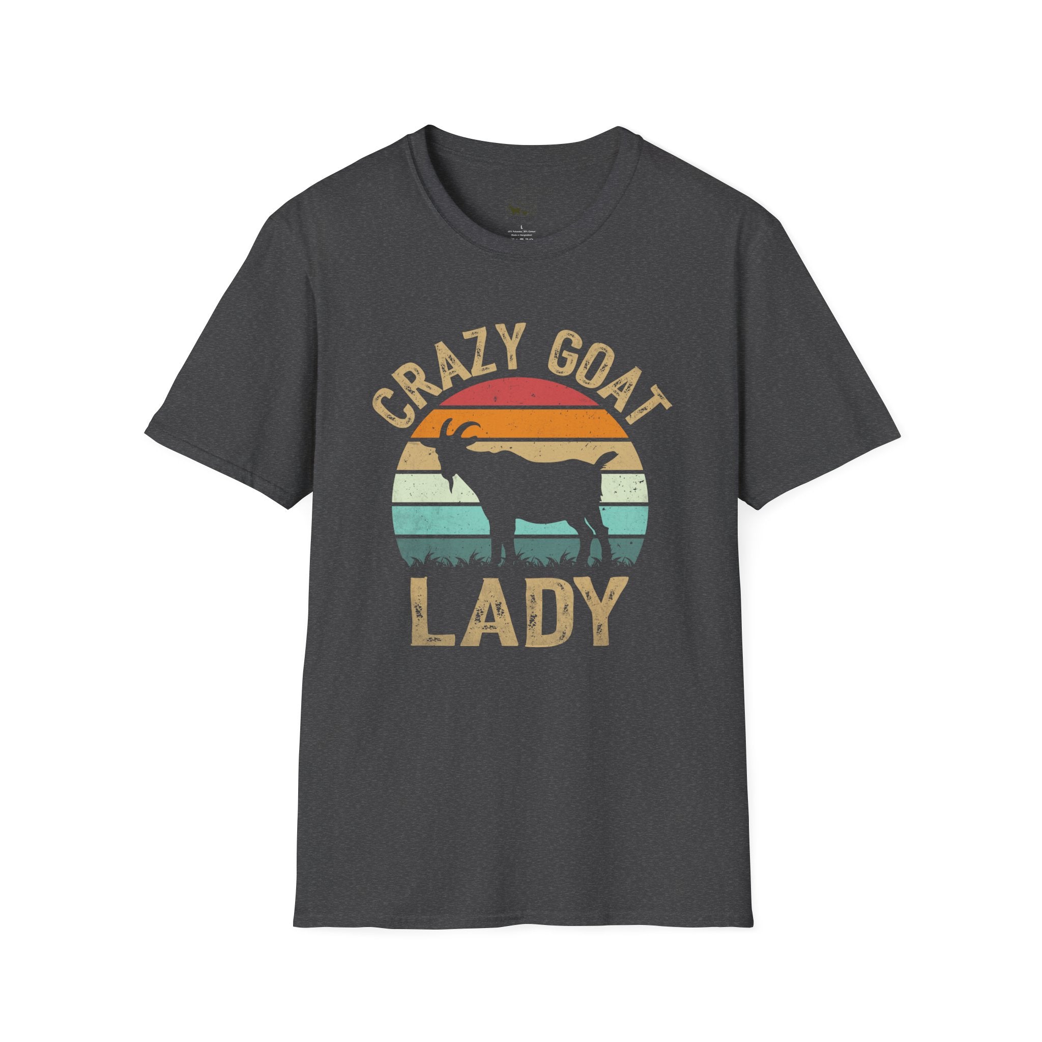 Crazy Goat Lady Vintage Unisex T-Shirt | Funny Goat Lover Farm Life Tee