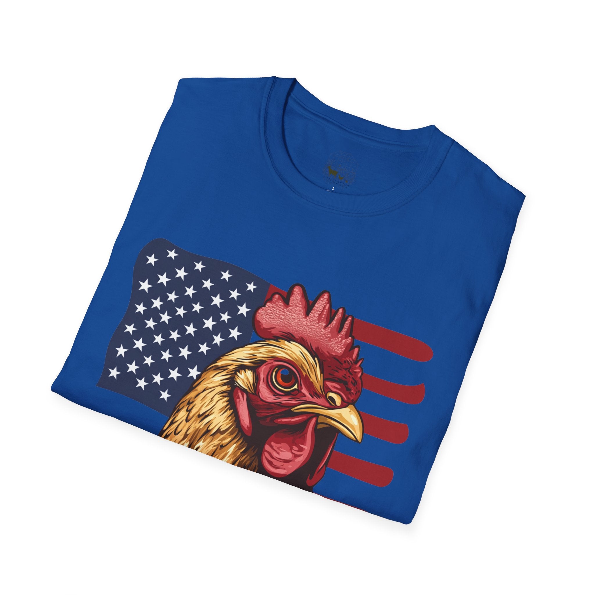 4th Of July Chicken T-Shirt – American Flag Hen Shirt, Farm Life Tee, 4th of July Chicken Shirt, Backyard Chicken Keeper Gift, Homestead Farm Apparel
