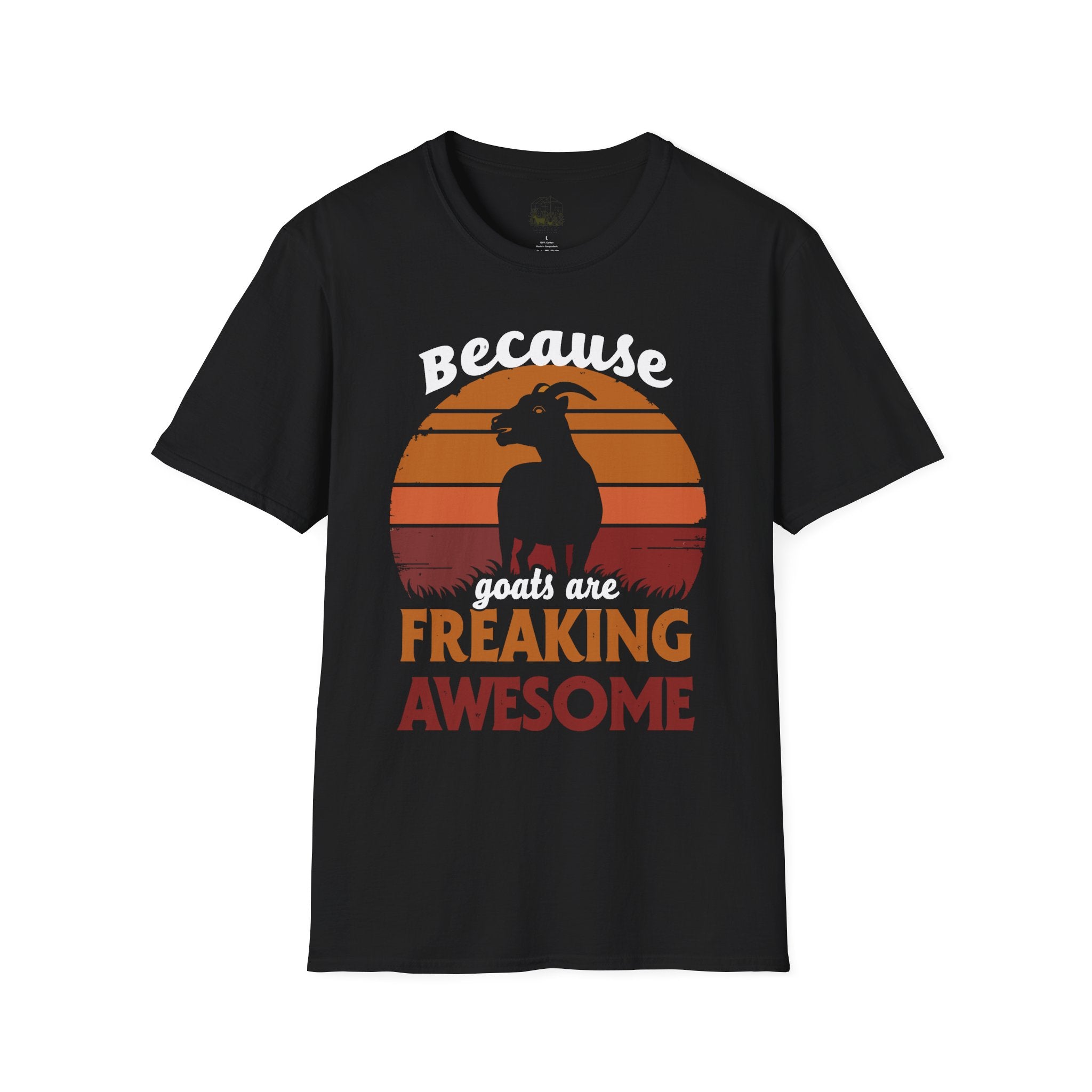 Because Goats Are Freaking Awesome Vintage Unisex T-Shirt | Funny Goat Lover Farm Life Tee