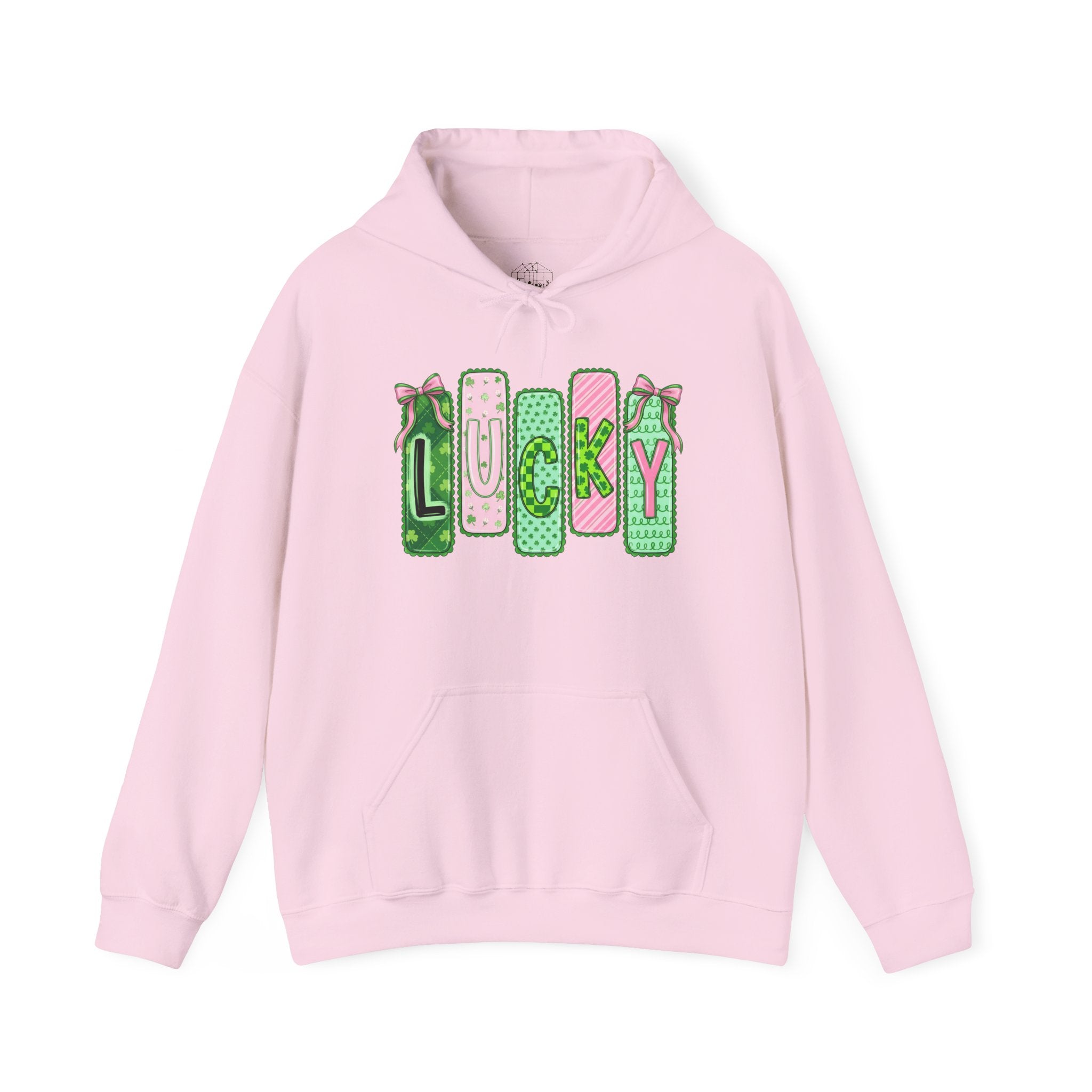 Lucky Hoodie Pink | St Patrick’s Day Farm Hoodie | Cottagecore Lucky Sweatshirt | Farm Life Pullover | Homestead Spring Apparel | Lucky Charm Hoodie