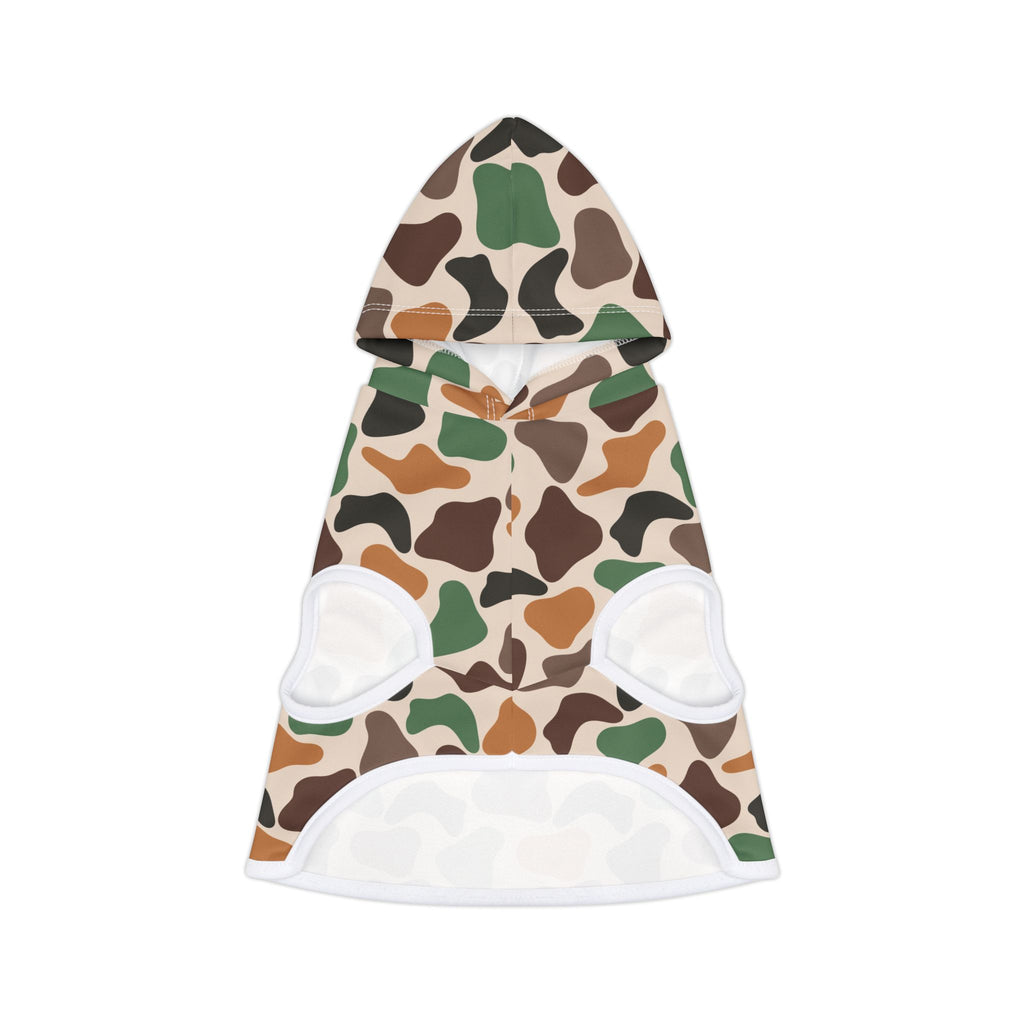 Duck Camo Pet Hoodie | Farm Dog Hoodie | Hunting Camo Puppy Sweater | Rustic Country Pet Apparel | Farm Life Dog Outfit | Outdoor Farm Animal Hoodie | Homestead Pet Clothing