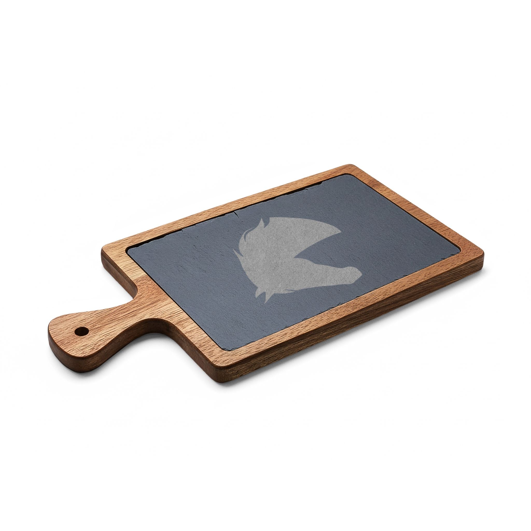 Horse Engraved Charcuterie Board Set | Slate Cheese Board with Knives | Farmhouse Equestrian Serving Board | Rustic Ranch Kitchen Gift