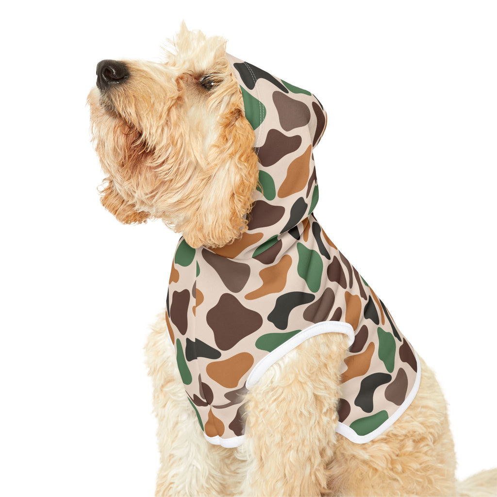 Duck Camo Pet Hoodie | Farm Dog Hoodie | Hunting Camo Puppy Sweater | Rustic Country Pet Apparel | Farm Life Dog Outfit | Outdoor Farm Animal Hoodie | Homestead Pet Clothing