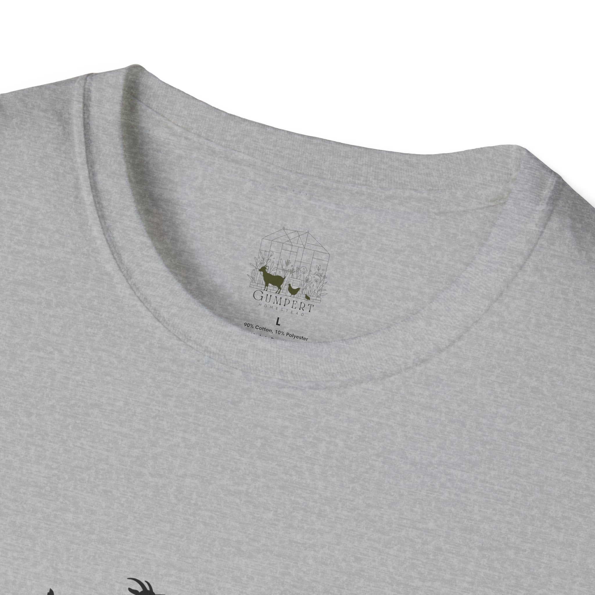 Goat Heartbeat Unisex T-Shirt | Minimalist Goat Lover ECG Farm Life Tee