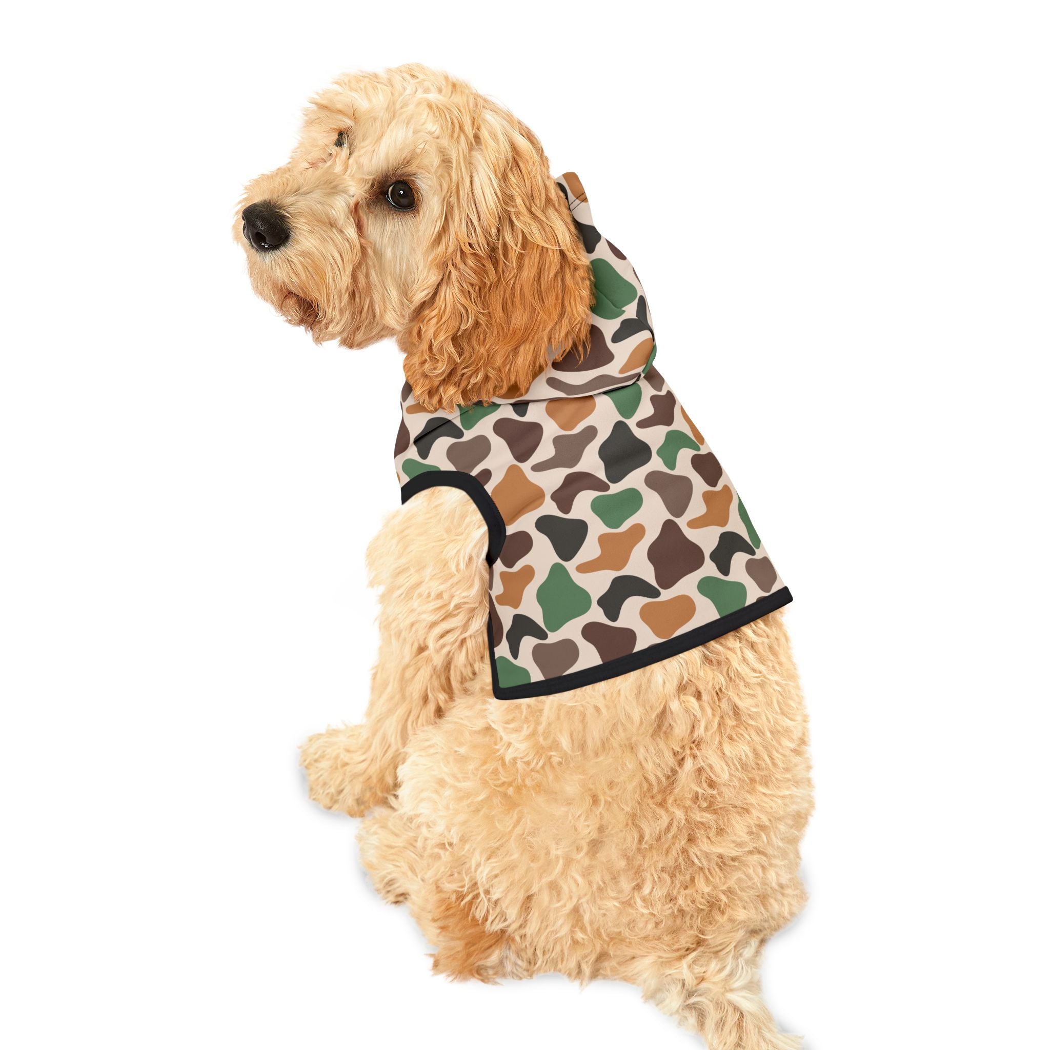 Duck Camo Pet Hoodie | Farm Dog Hoodie | Hunting Camo Puppy Sweater | Rustic Country Pet Apparel | Farm Life Dog Outfit | Outdoor Farm Animal Hoodie | Homestead Pet Clothing