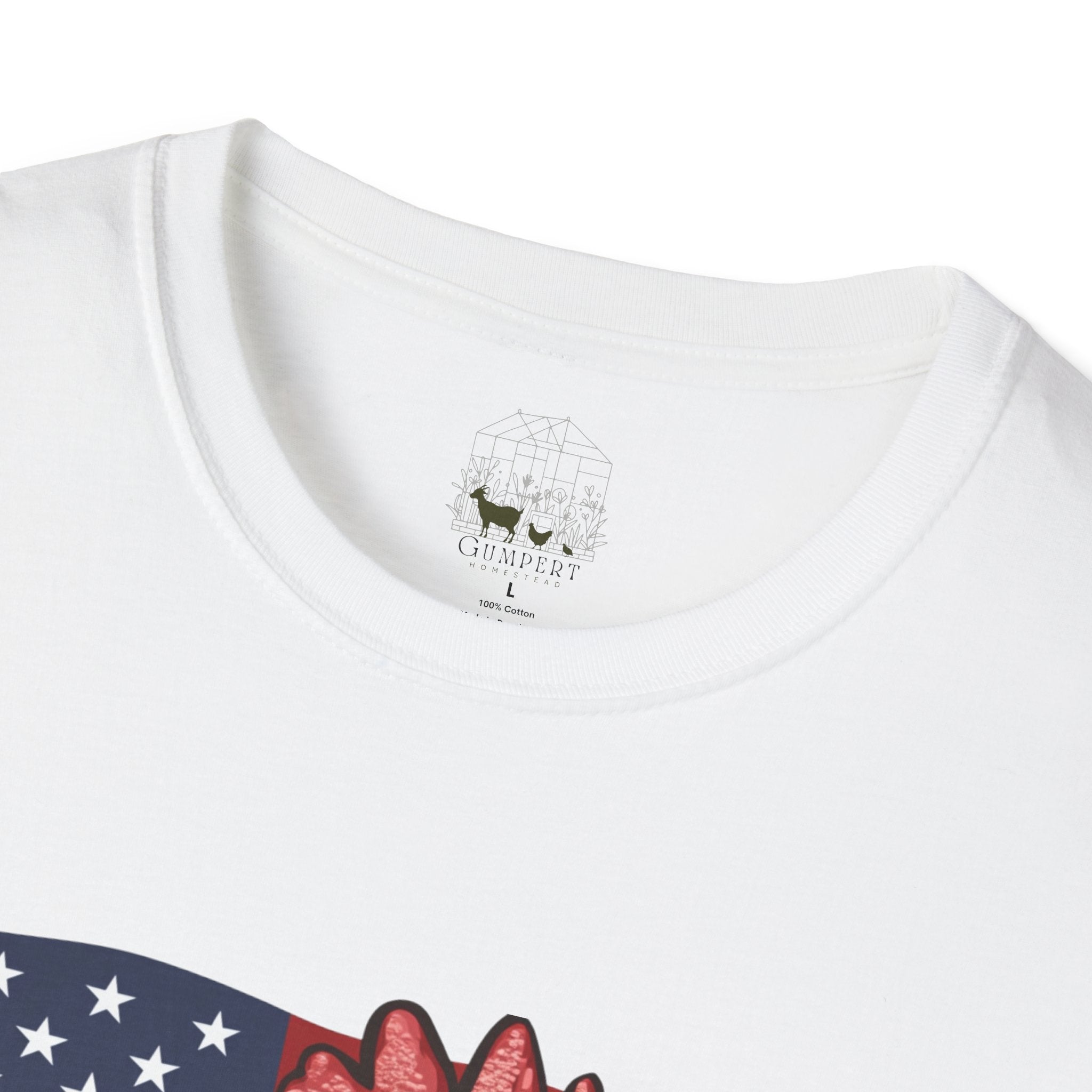 4th Of July Chicken T-Shirt – American Flag Hen Shirt, Farm Life Tee, 4th of July Chicken Shirt, Backyard Chicken Keeper Gift, Homestead Farm Apparel