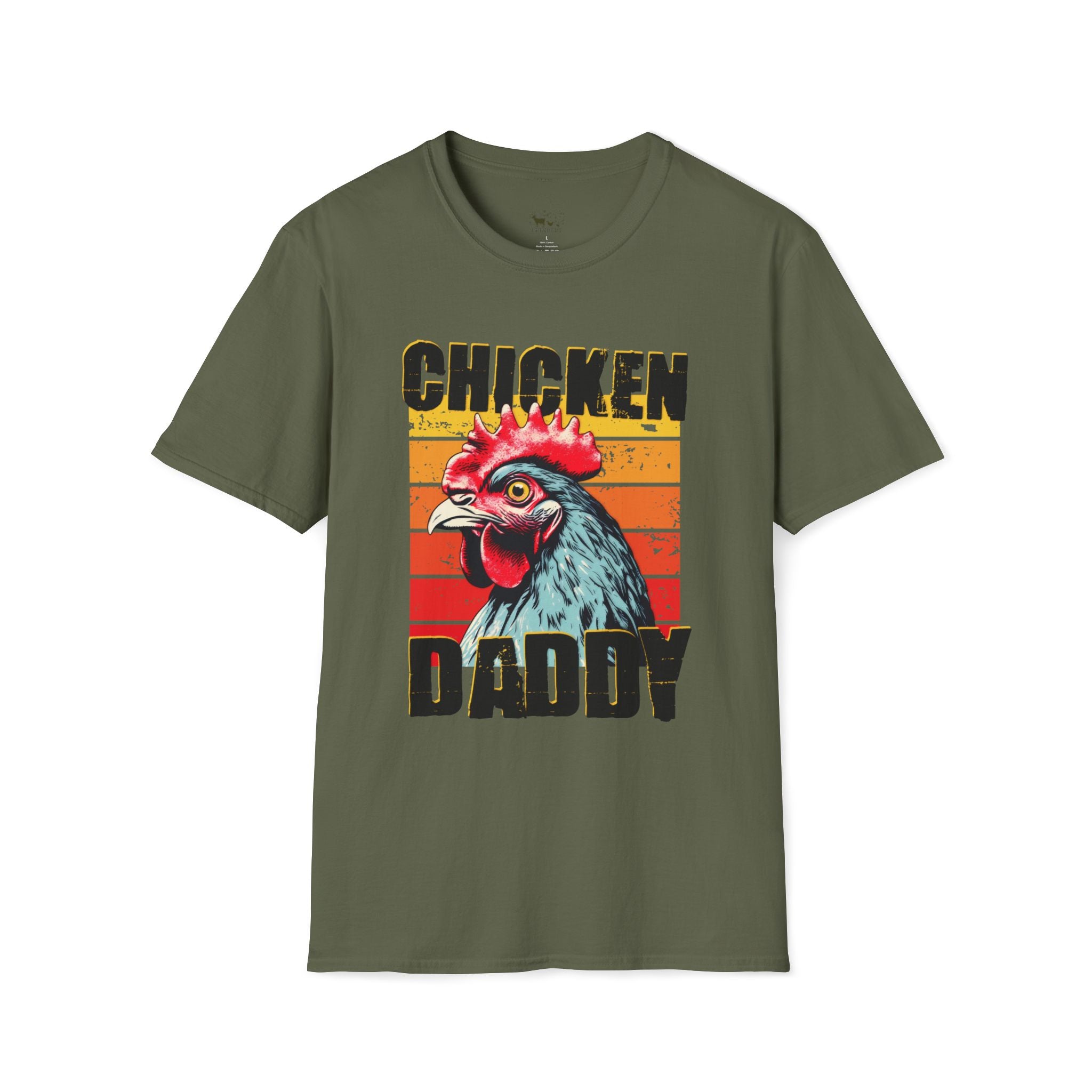 Chicken Daddy T-Shirt – Funny Rooster Shirt, Farm Dad Tee, Retro Farm Chicken Shirt, Backyard Chicken Keeper Gift, Homestead Farm Life Apparel